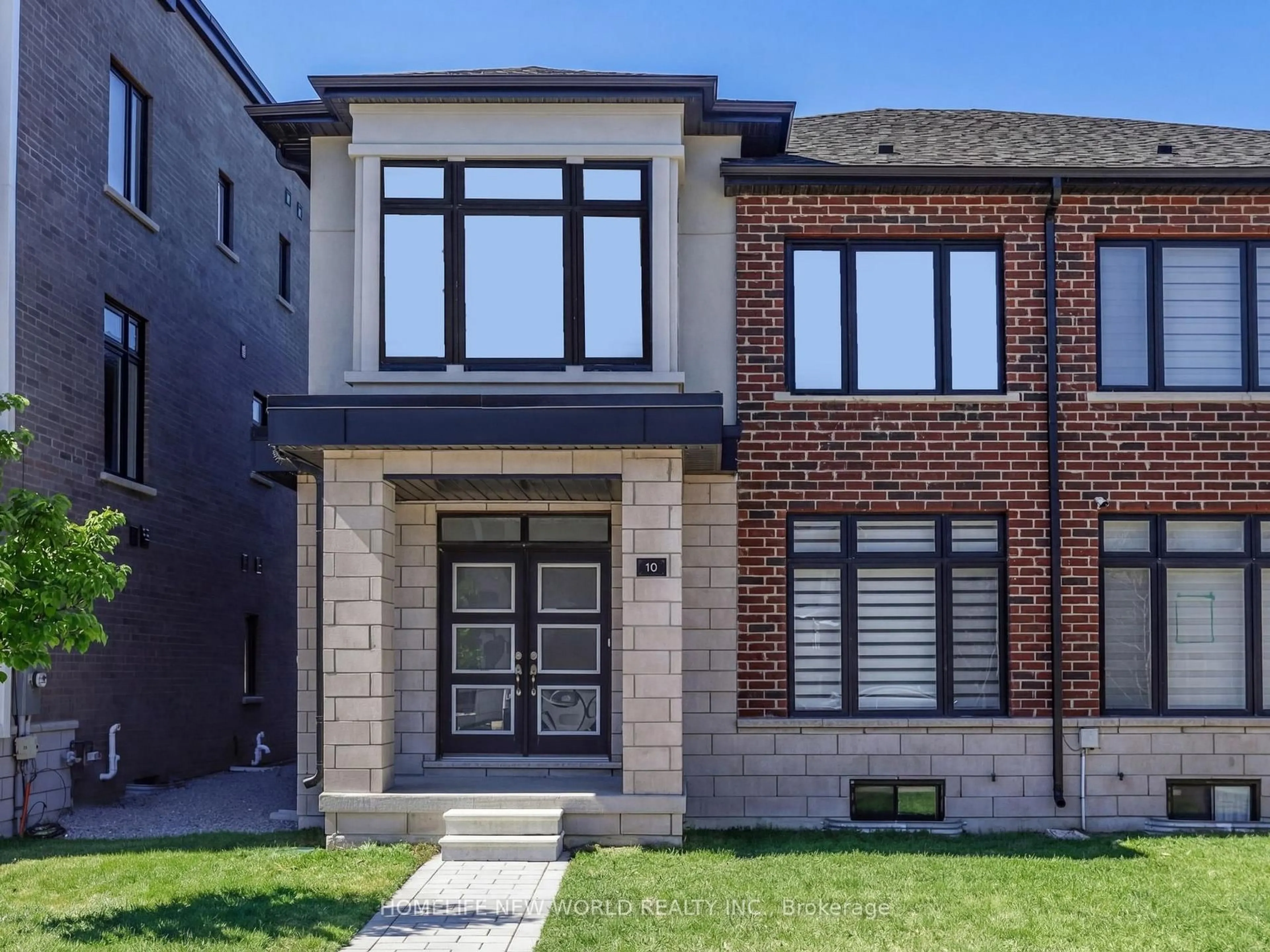 Home with brick exterior material, street for 10 Liam Foudy Crt, Toronto Ontario M1P 0G3