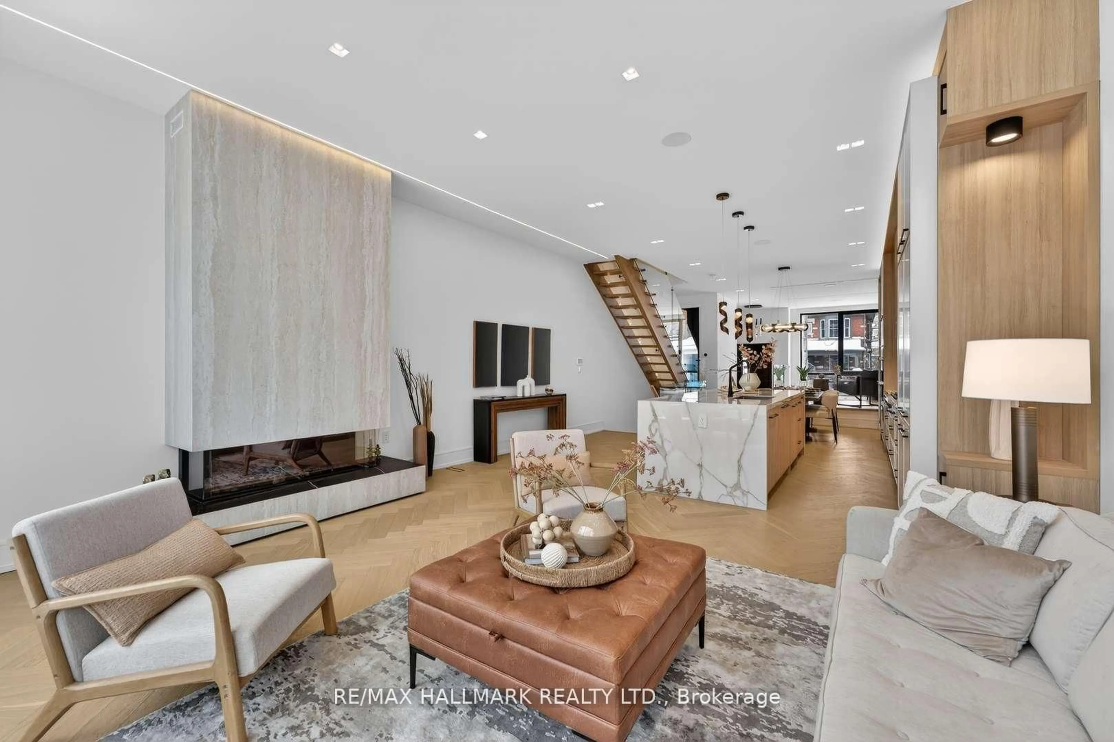 Living room with furniture, unknown for 10 Wheeler Ave, Toronto Ontario M4L 3V2