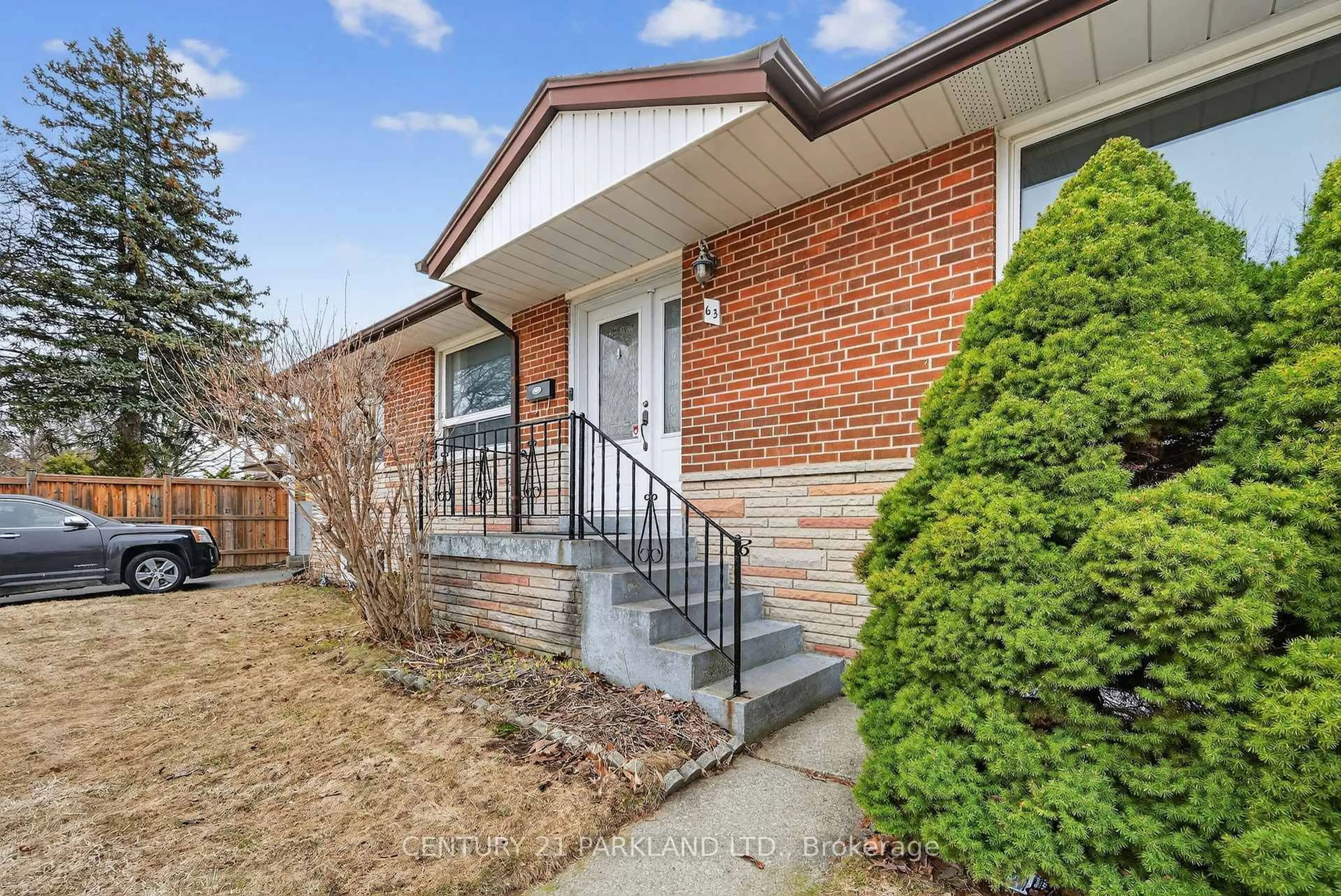 Home with brick exterior material, street for 63 Brantwood Dr, Toronto Ontario M1H 2G5