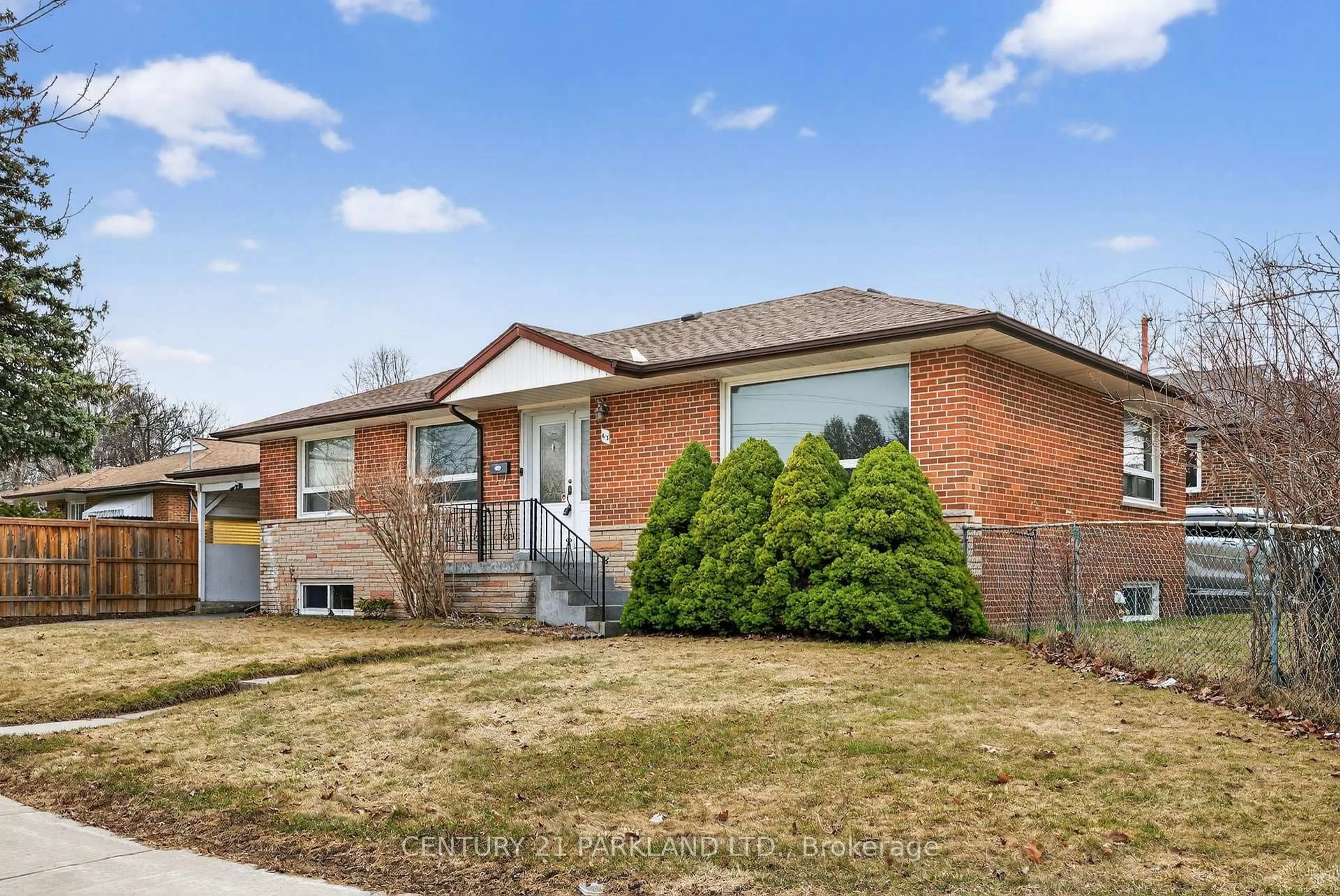 Home with brick exterior material, street for 63 Brantwood Dr, Toronto Ontario M1H 2G5