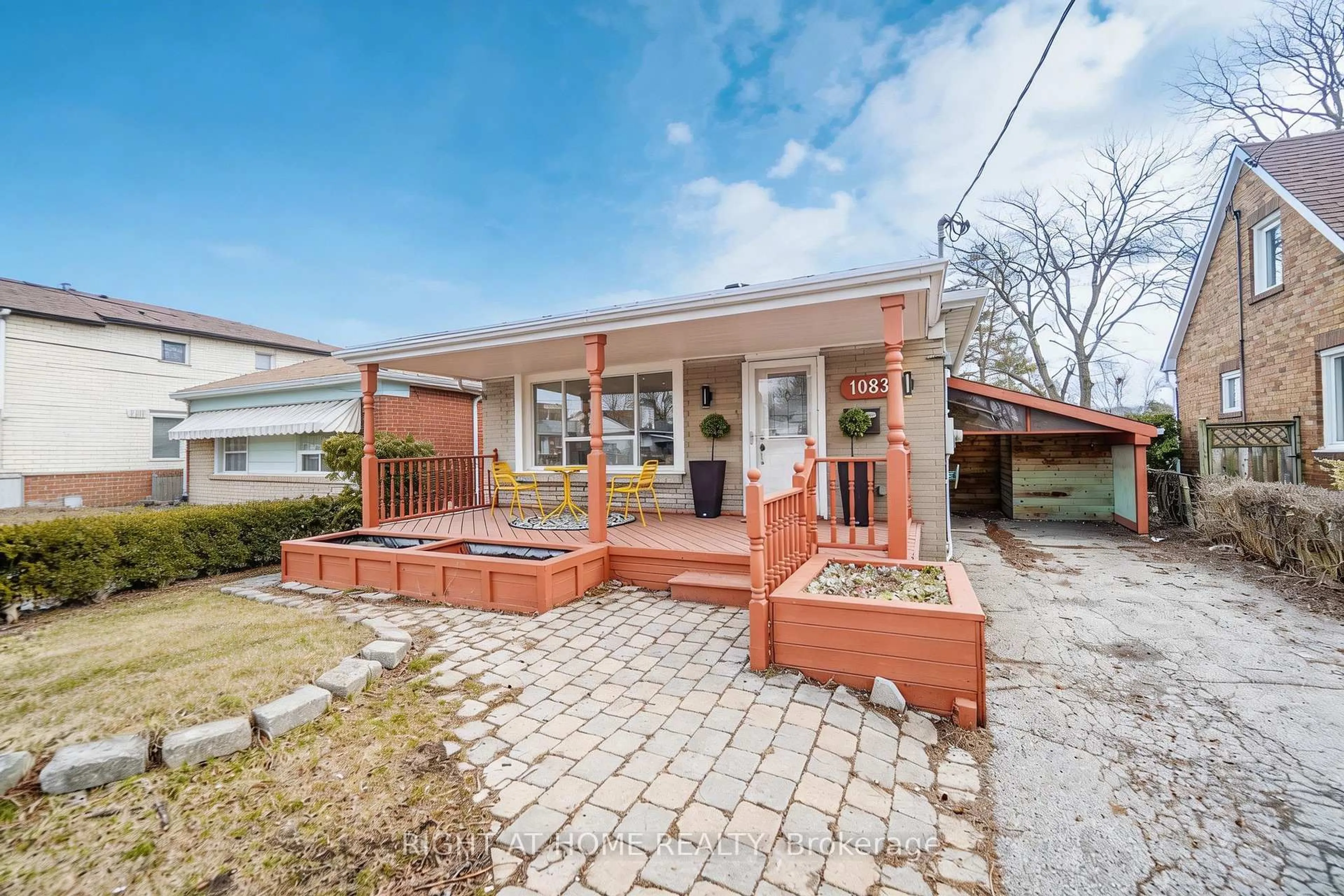 Home with brick exterior material, street for 1083 Pharmacy Ave, Toronto Ontario M1R 2H2