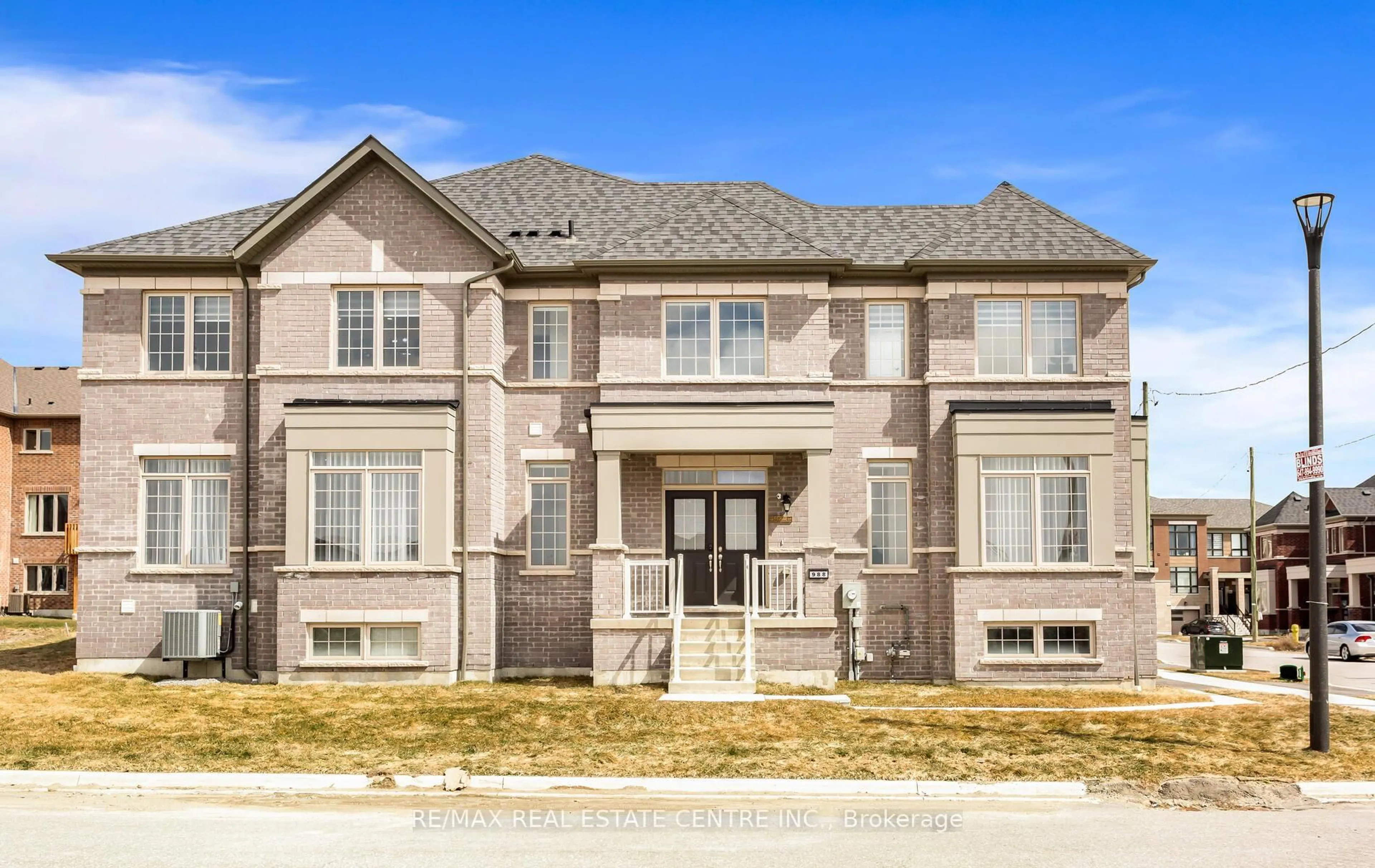 Home with brick exterior material, street for 988 Grosbeak Tr, Pickering Ontario L1X 0P6