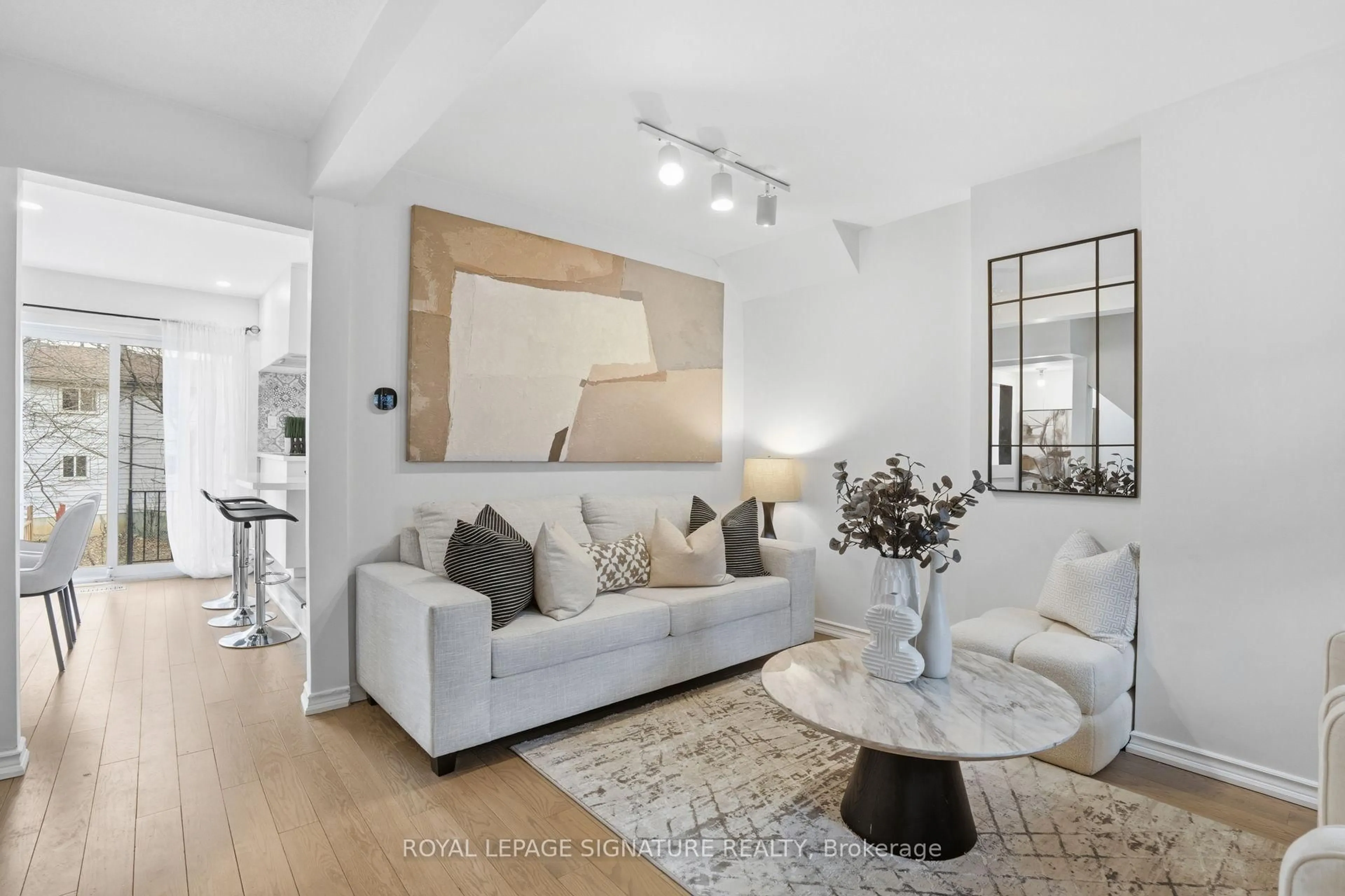 Living room with furniture, unknown for 50 Silverbell Grve #26, Toronto Ontario M1B 2L7