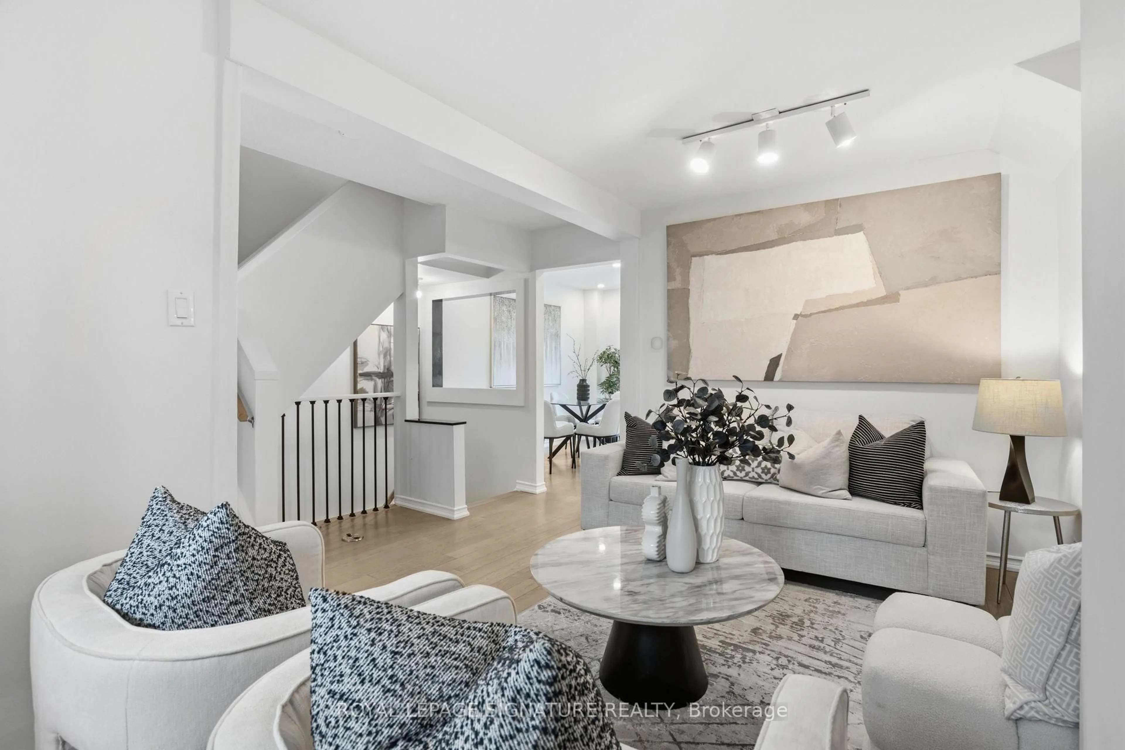 Living room with furniture, unknown for 50 Silverbell Grve #26, Toronto Ontario M1B 2L7