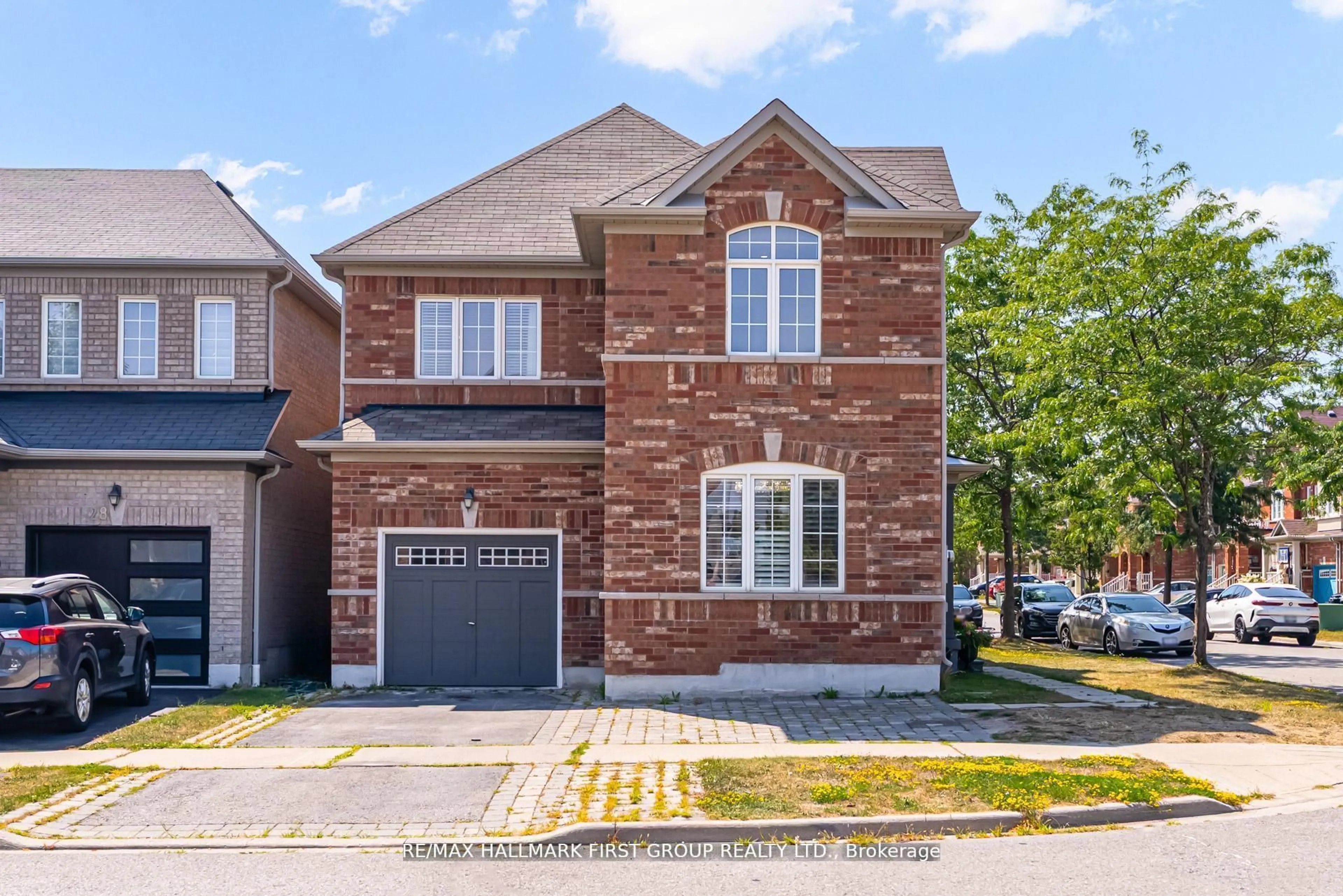 Home with brick exterior material, street for 35 Elliottglen Dr, Ajax Ontario L1Z 0H1