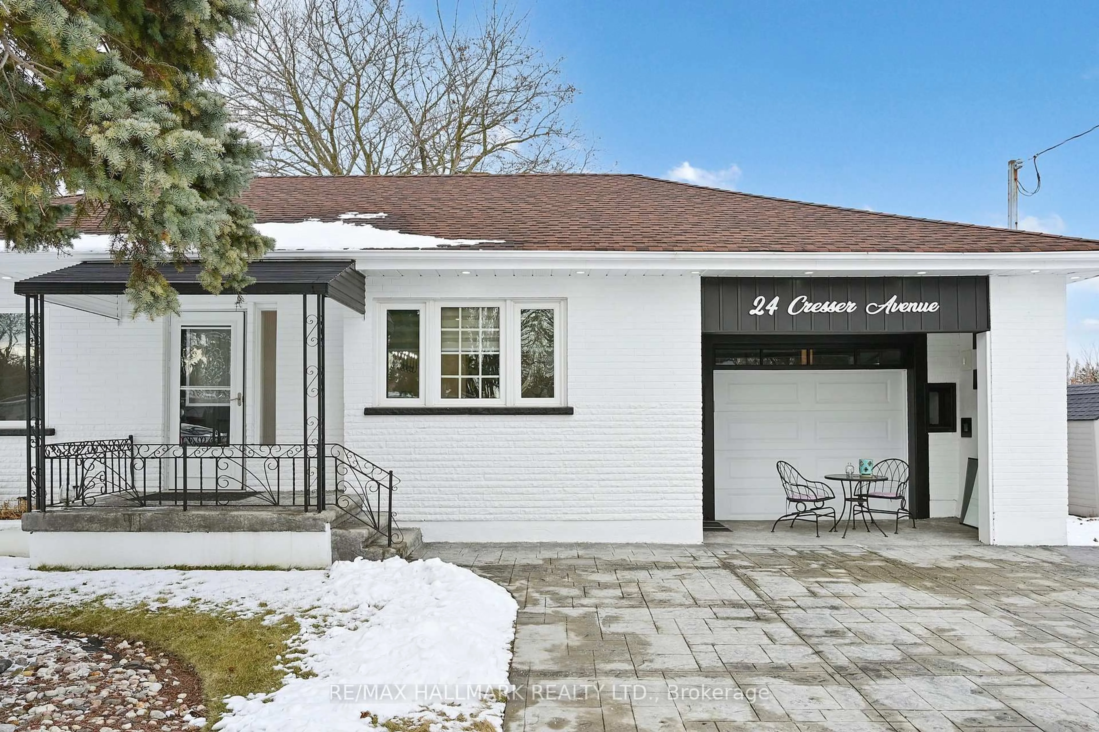 Home with brick exterior material, street for 24 Cresser Ave, Whitby Ontario L1P 1J8
