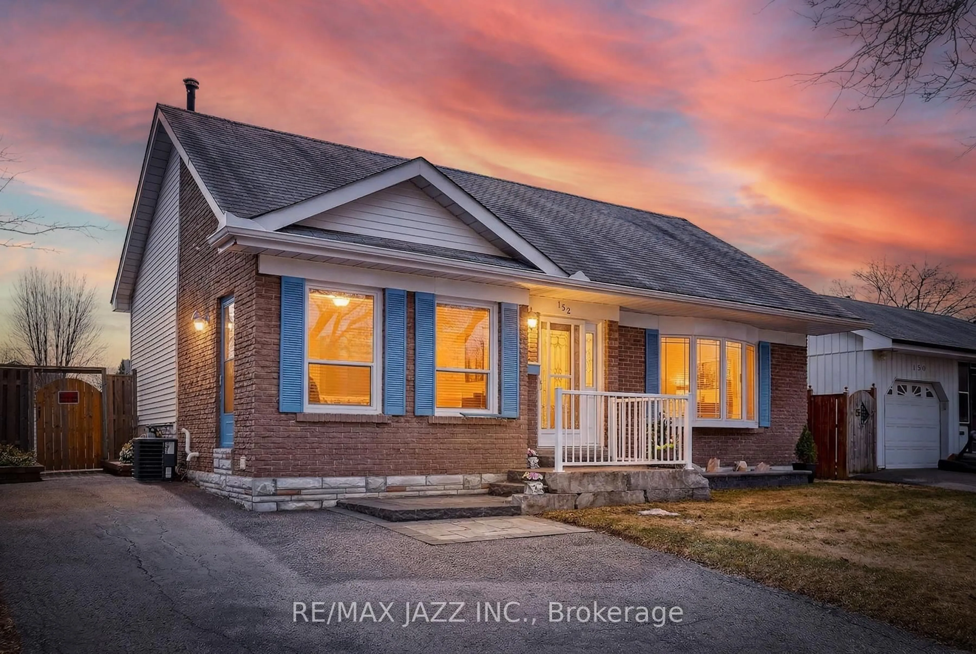 Home with brick exterior material, street for 152 Guthrie Cres, Whitby Ontario L1P 1A8