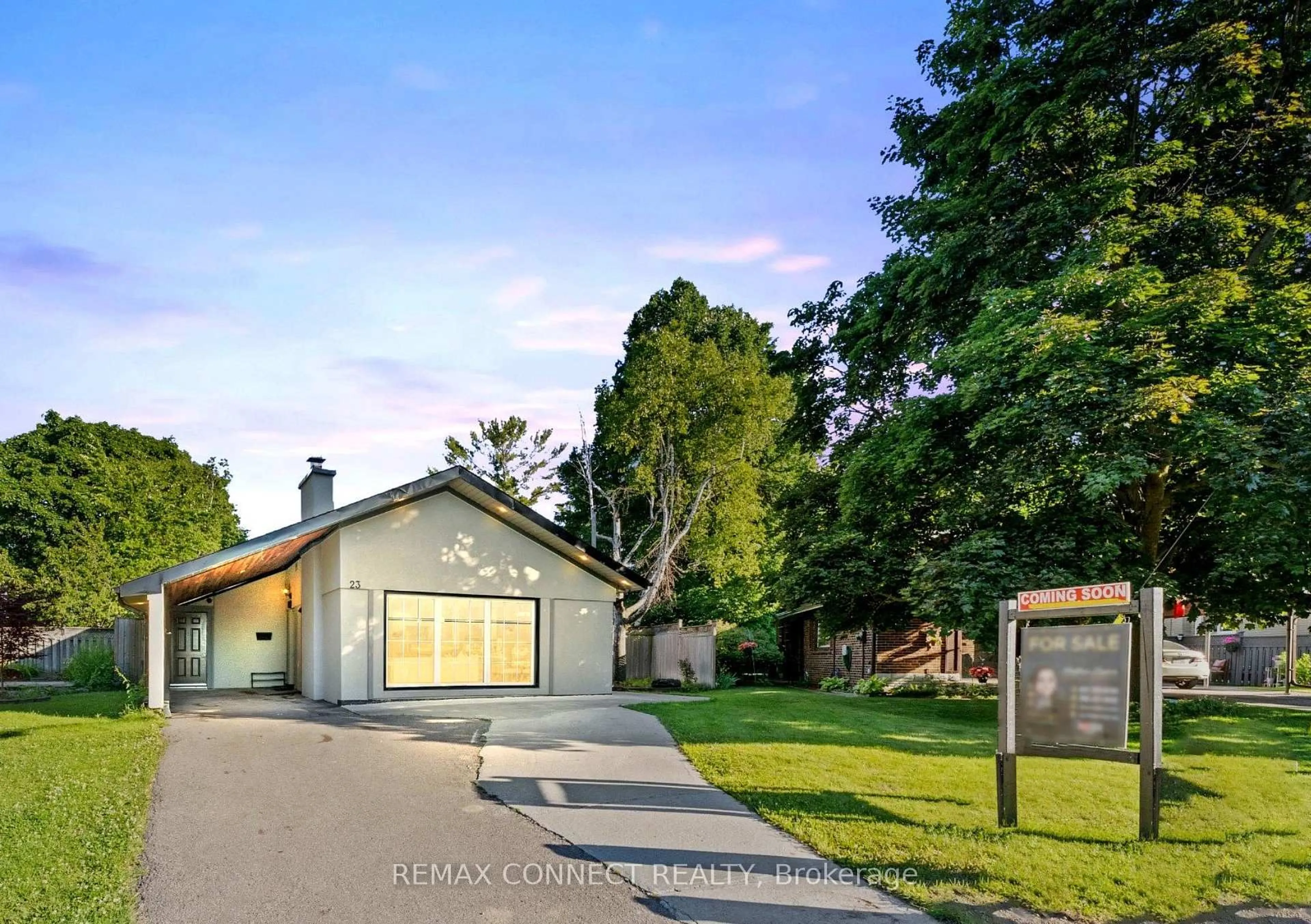 A pic from outside/outdoor area/front of a property/back of a property/a pic from drone, street for 23 Penetang Cres, Toronto Ontario M1K 4Y4