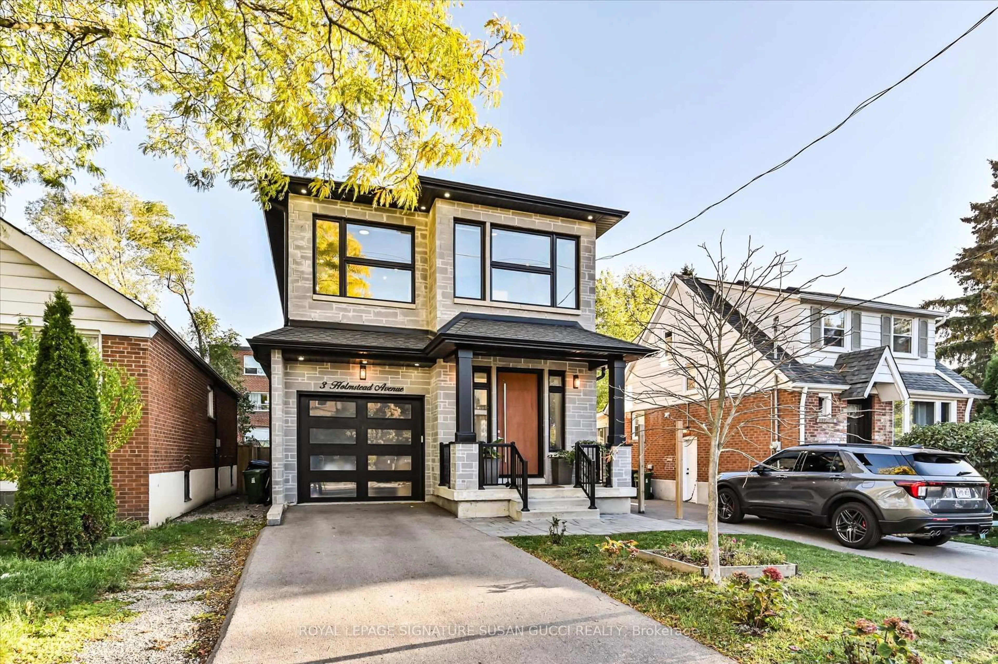 Home with brick exterior material, street for 3 Holmstead Ave, Toronto Ontario M4B 1S9