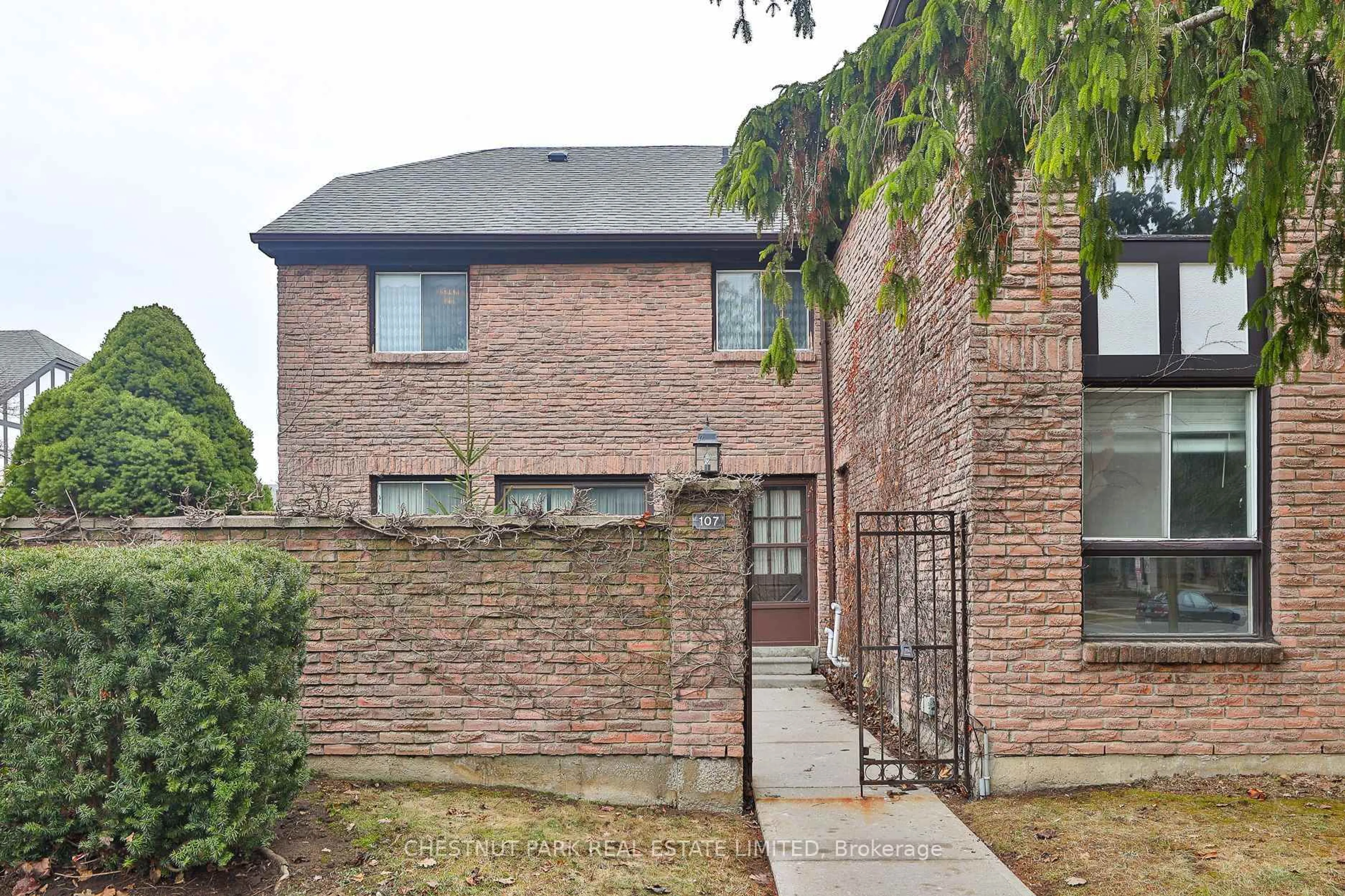 Home with brick exterior material, street for 107 Burrows Hall Blvd #56, Toronto Ontario M1B 1Z7