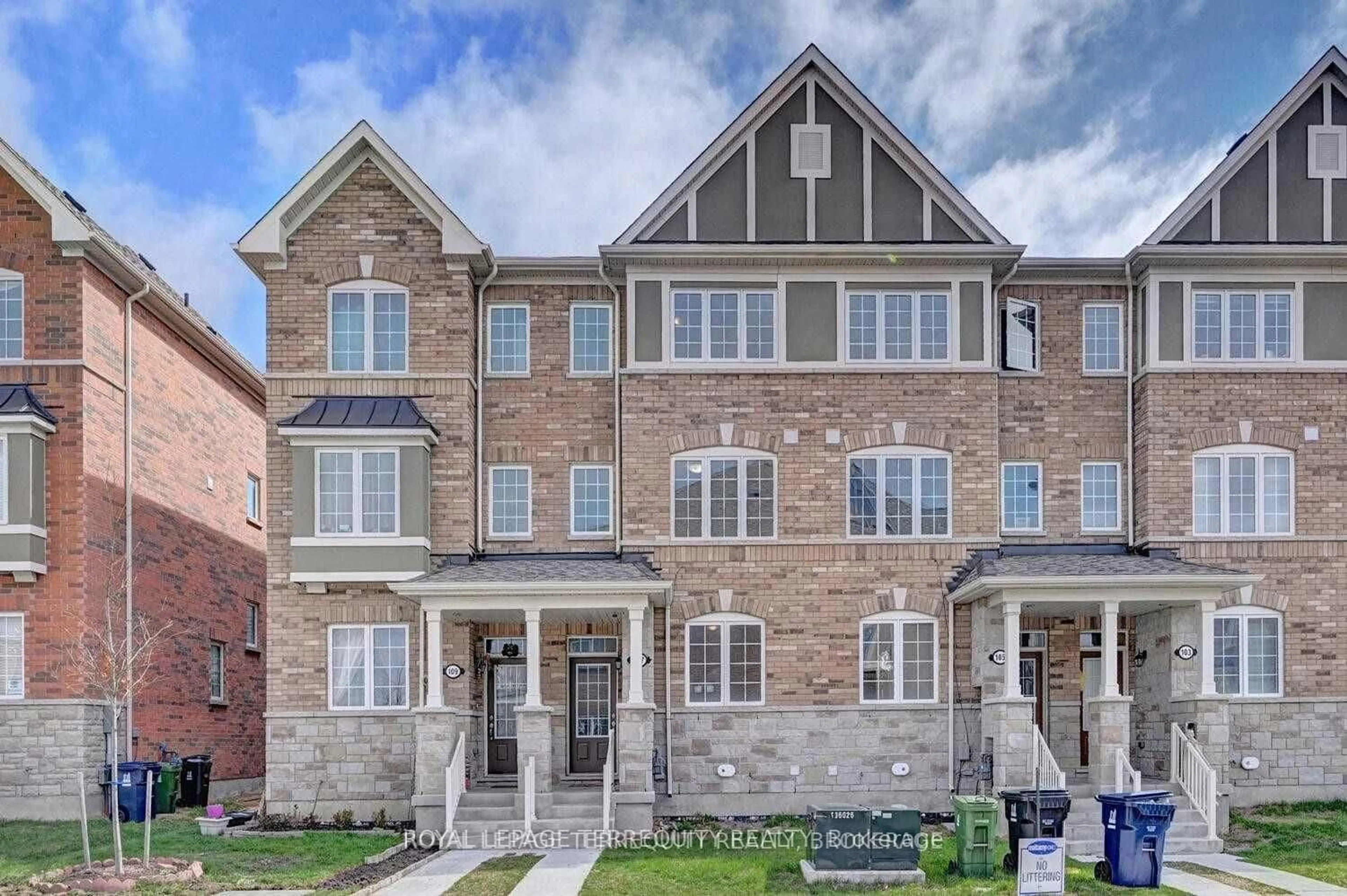 Home with brick exterior material, street for 105 Jolly Way, Toronto Ontario M1P 0E2
