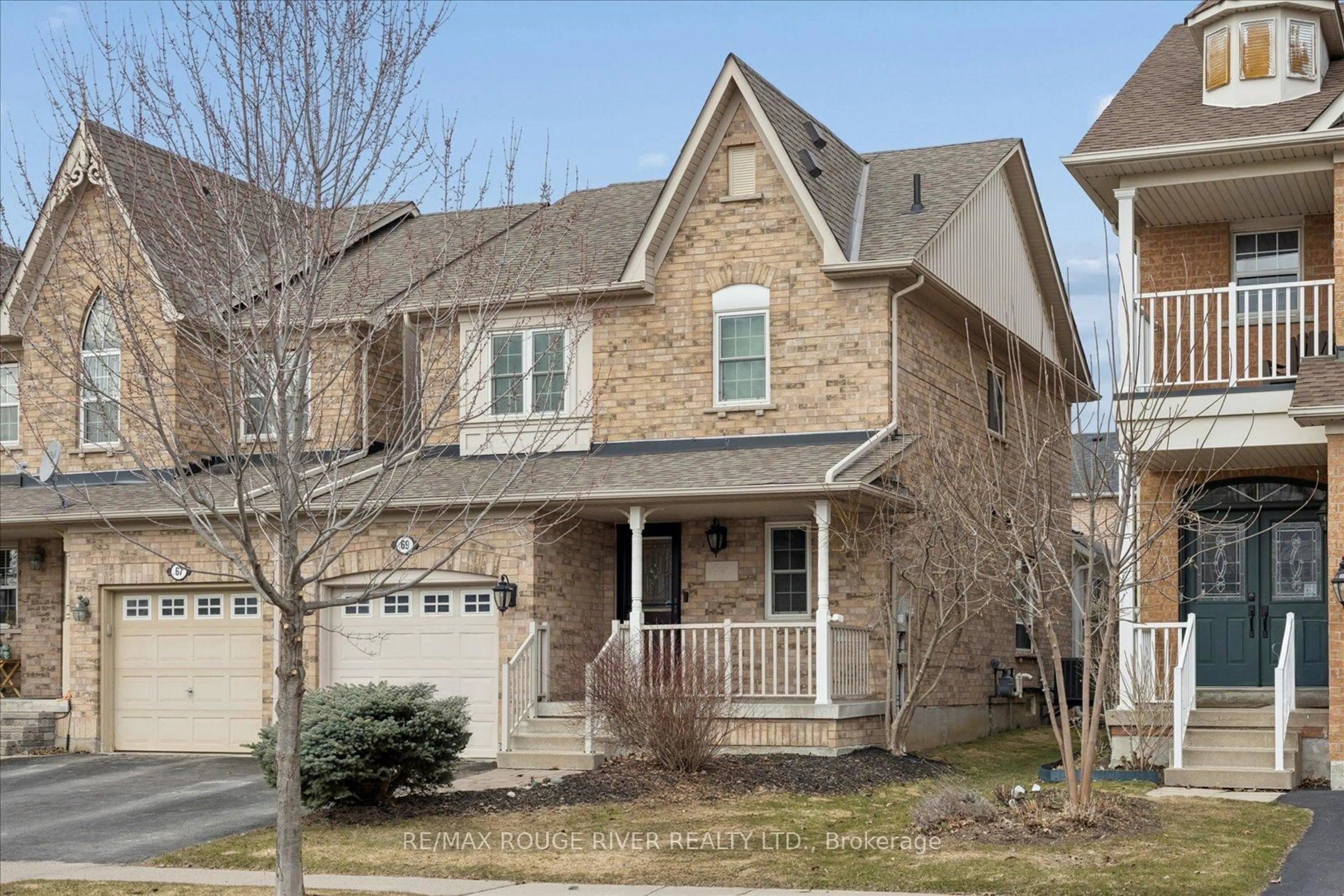 Home with brick exterior material, street for 69 Wessex Dr, Whitby Ontario L1M 2C2