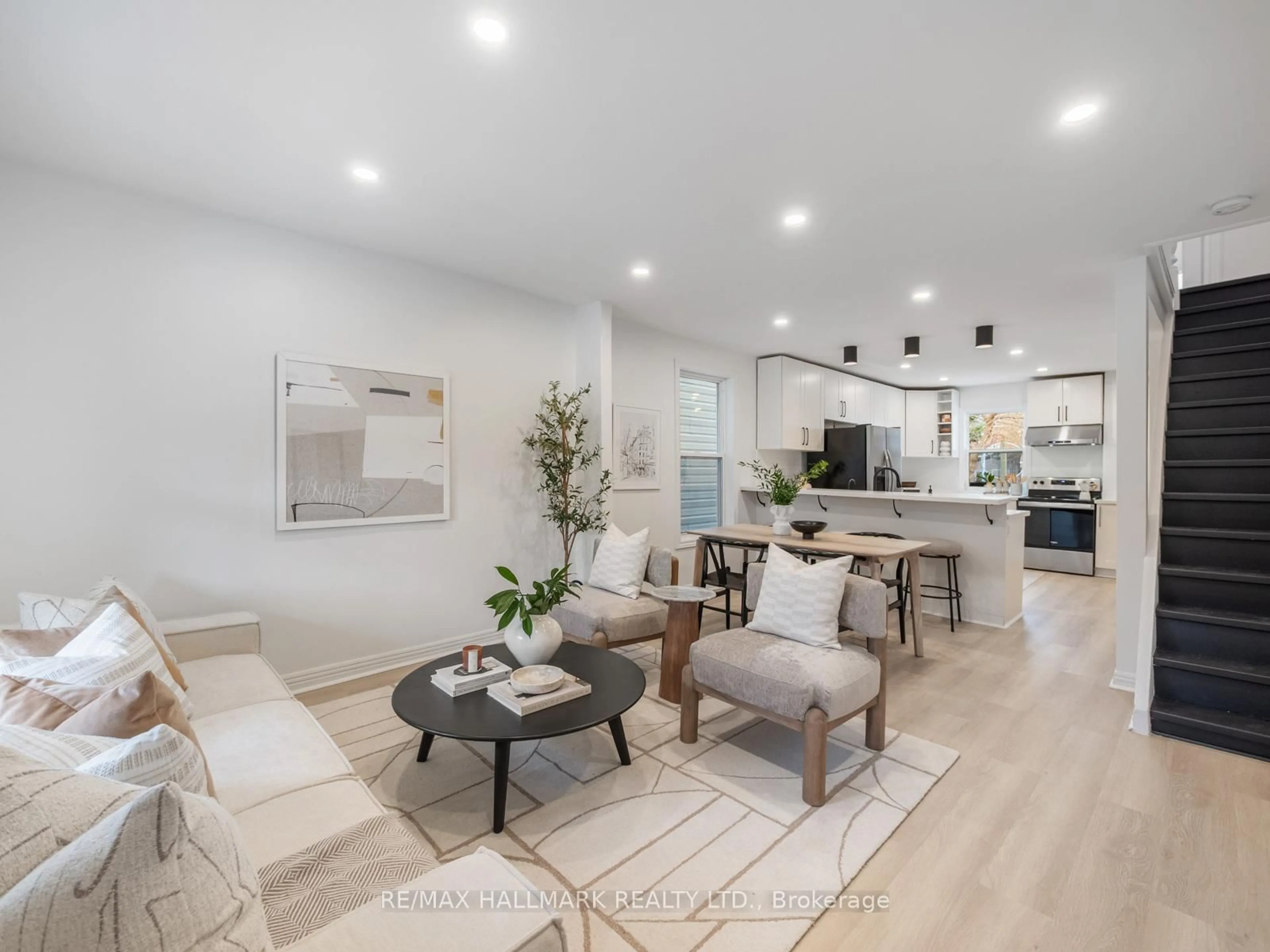 Open concept kitchen, unknown for 3 Woodville Ave, Toronto Ontario M4K 2J5