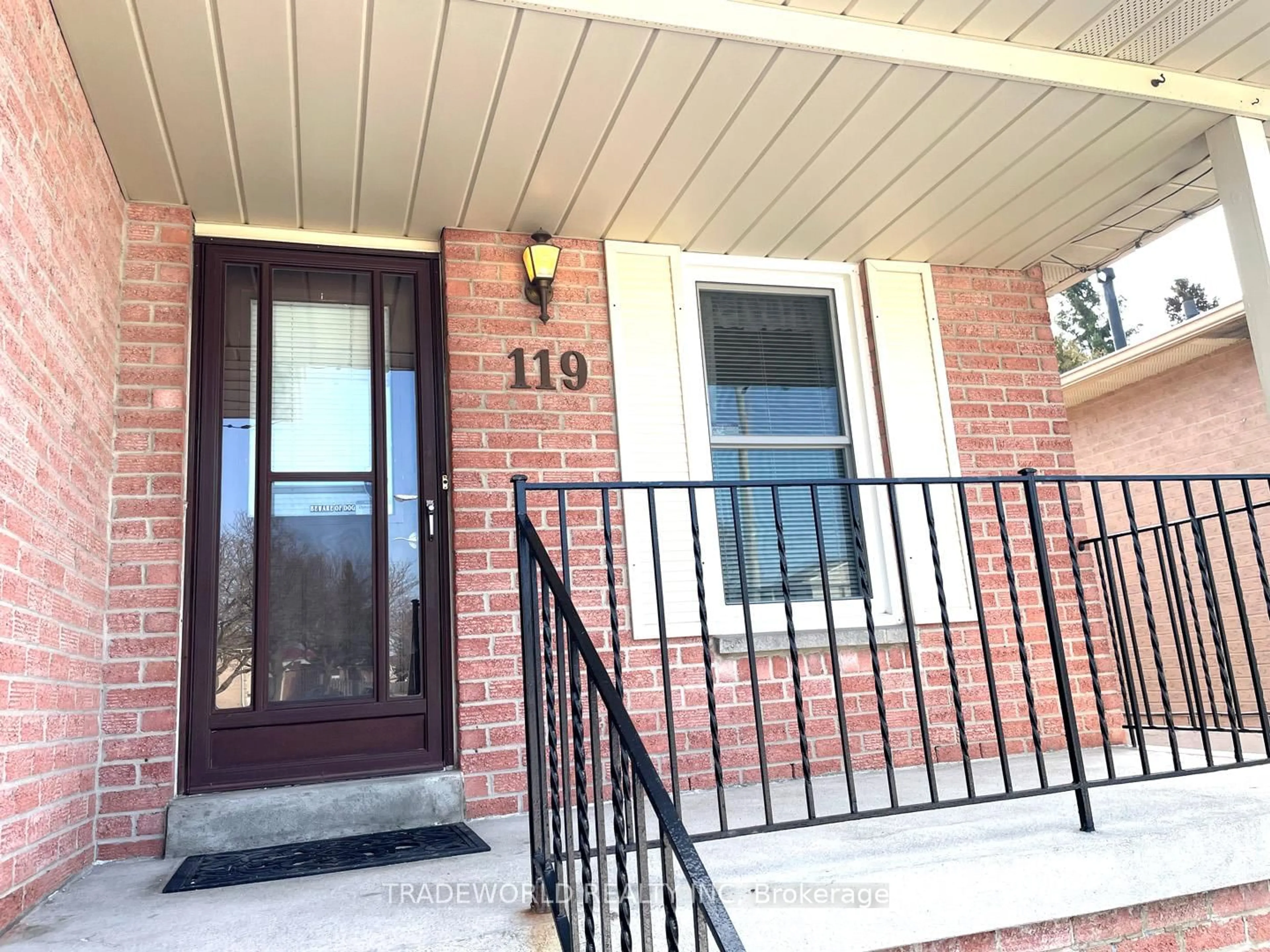 Home with brick exterior material, street for 119 Pennyhill Dr, Toronto Ontario M1B 4L6