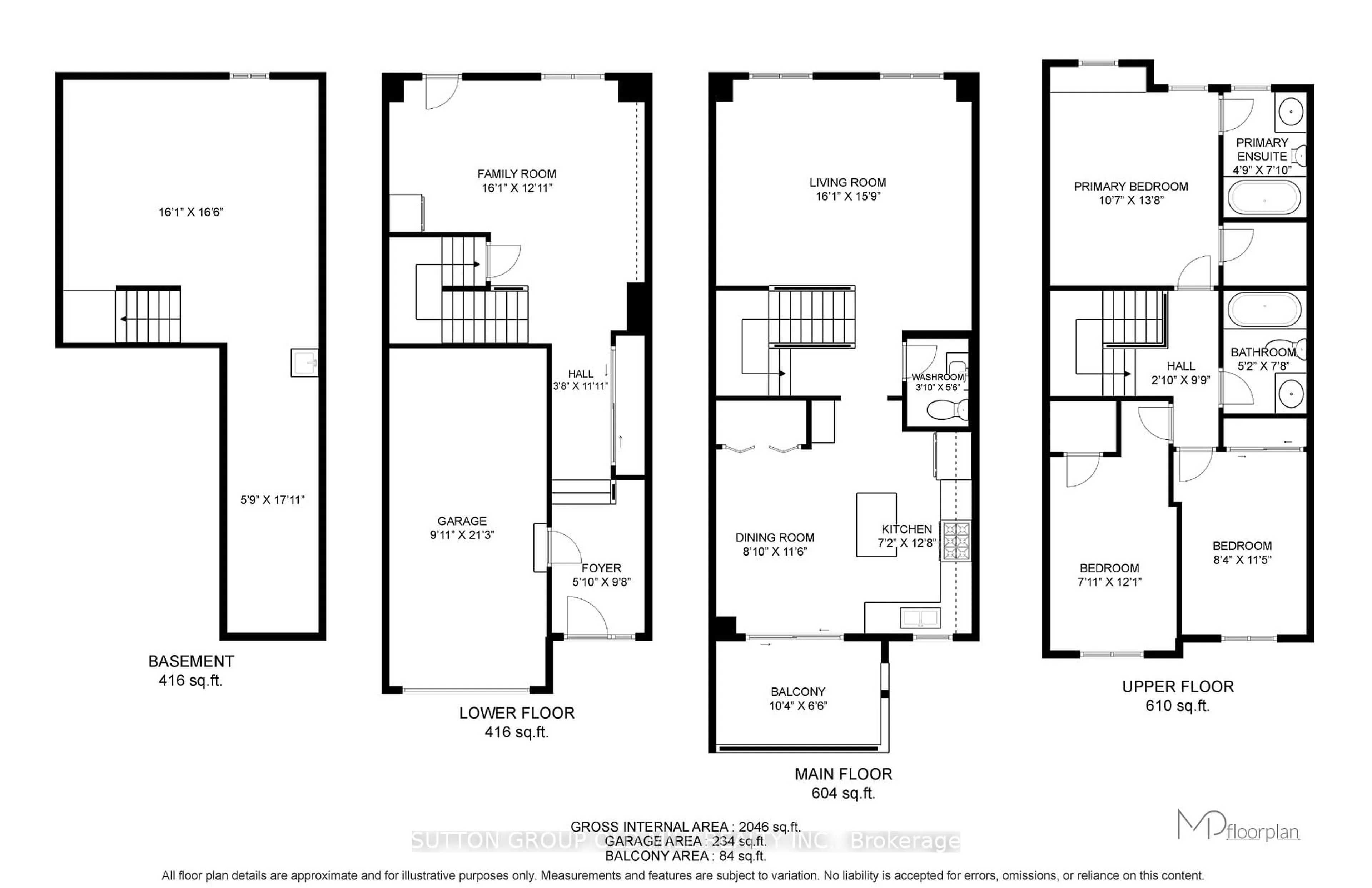 Floor plan for 946 Audley Rd, Ajax Ontario L1Z 0K6