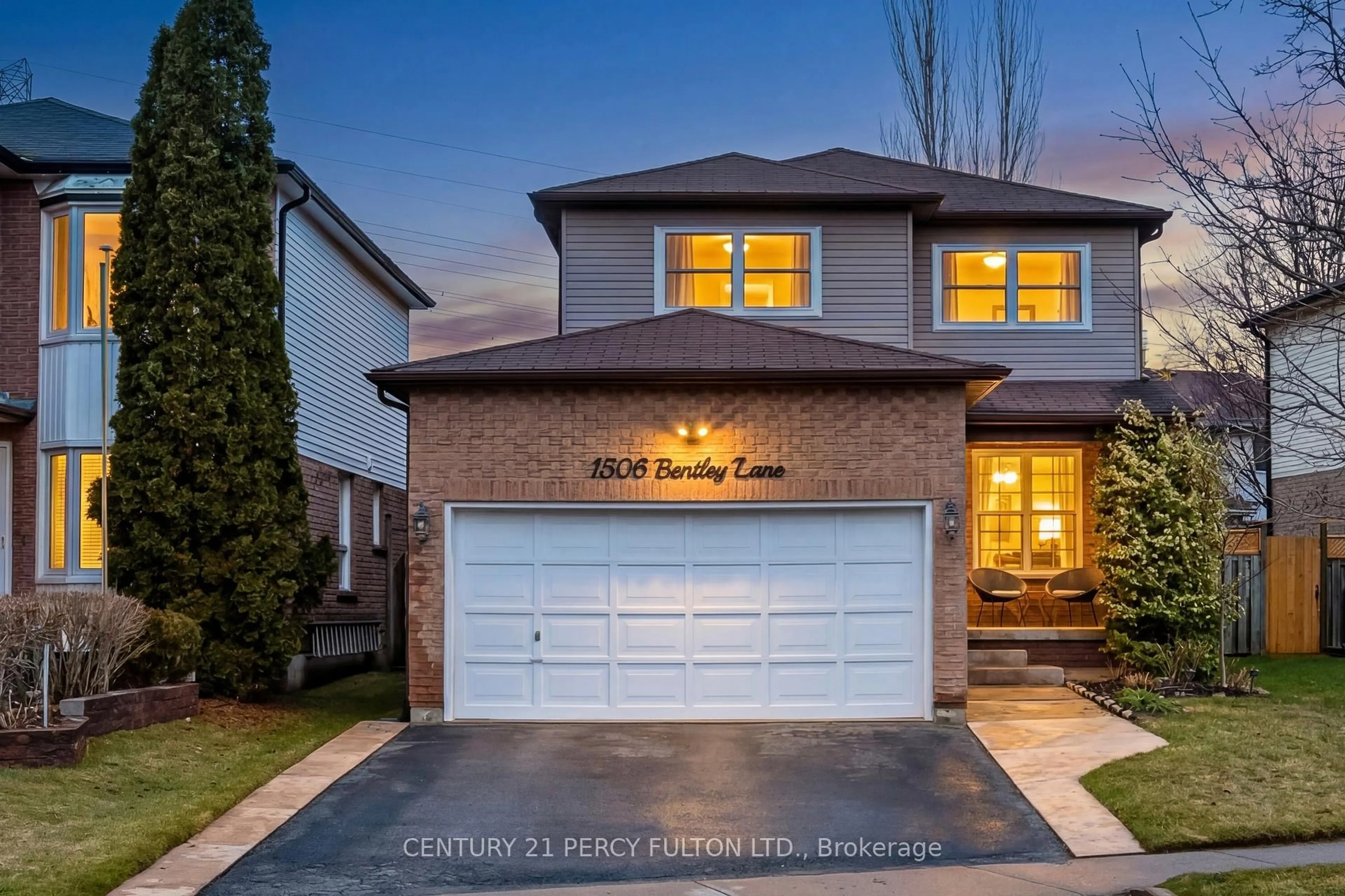 Home with brick exterior material, street for 1506 Bentley Lane, Pickering Ontario L1X 2M5