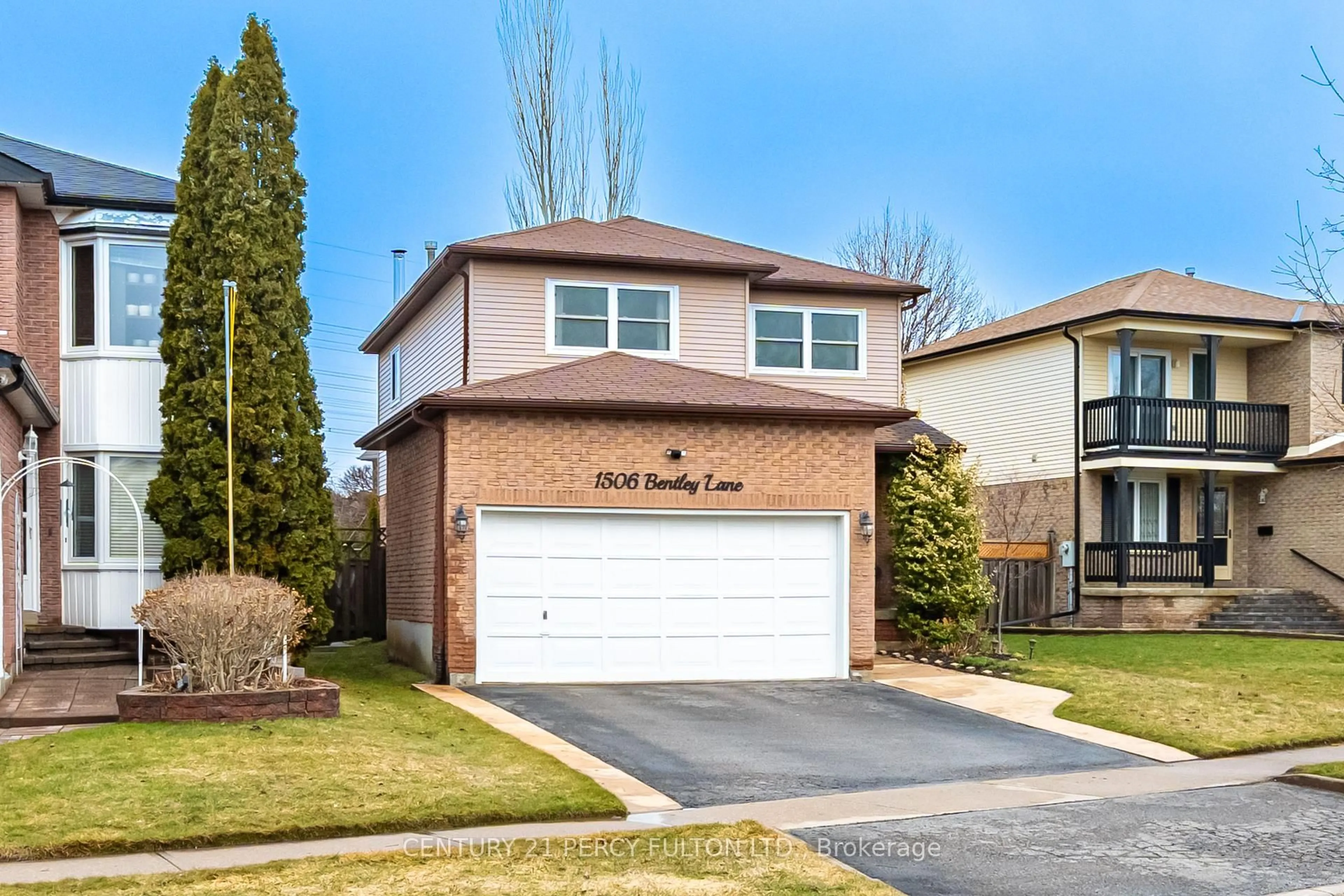 Home with brick exterior material, street for 1506 Bentley Lane, Pickering Ontario L1X 2M5