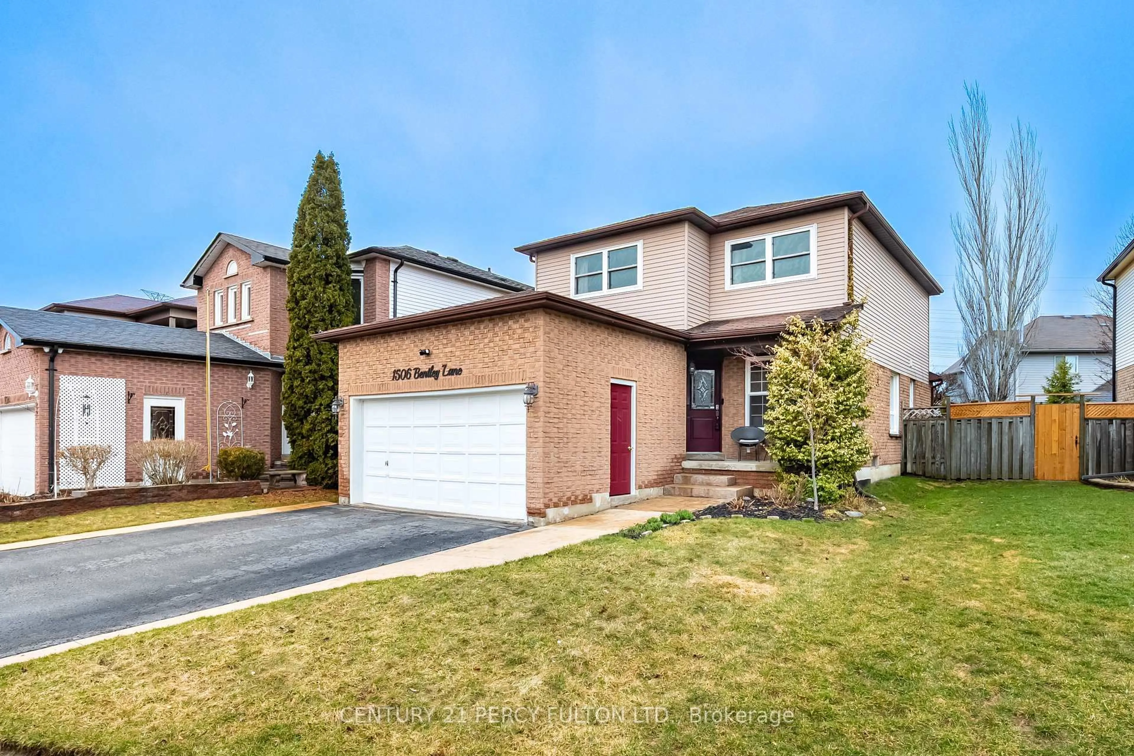 Home with brick exterior material, street for 1506 Bentley Lane, Pickering Ontario L1X 2M5