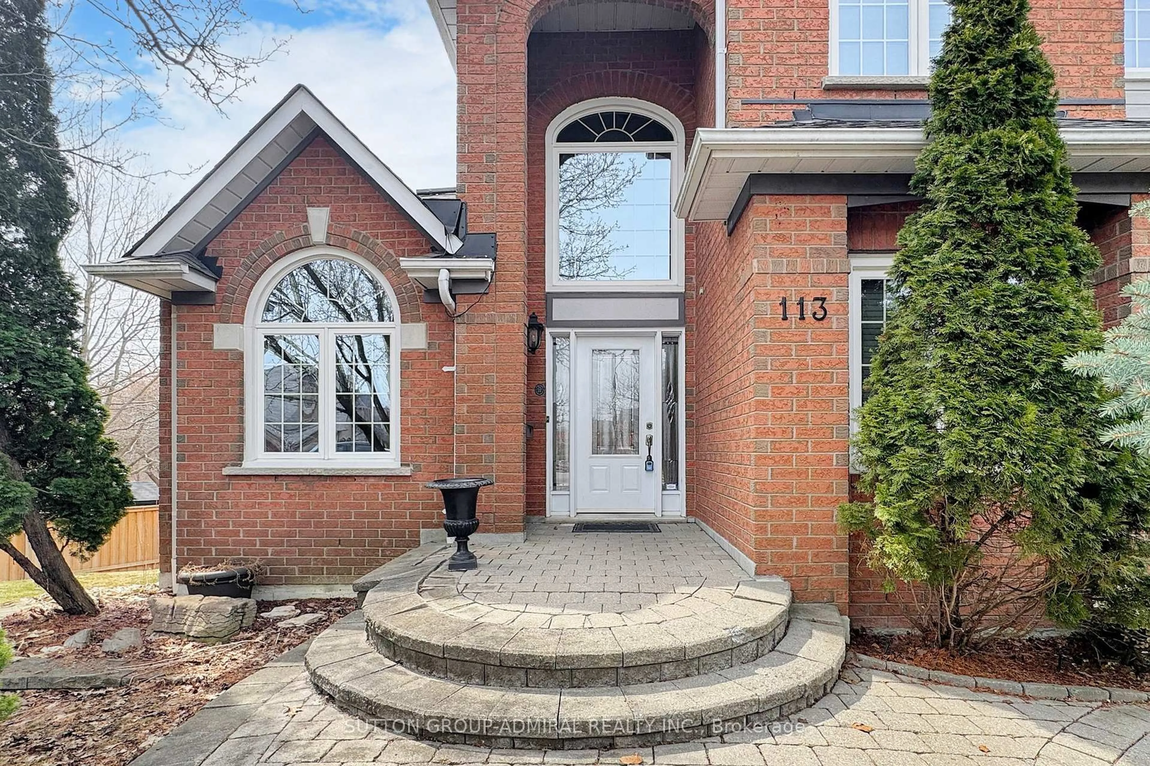 Home with brick exterior material, street for 113 Sandcherry Crt, Pickering Ontario L1V 6V8