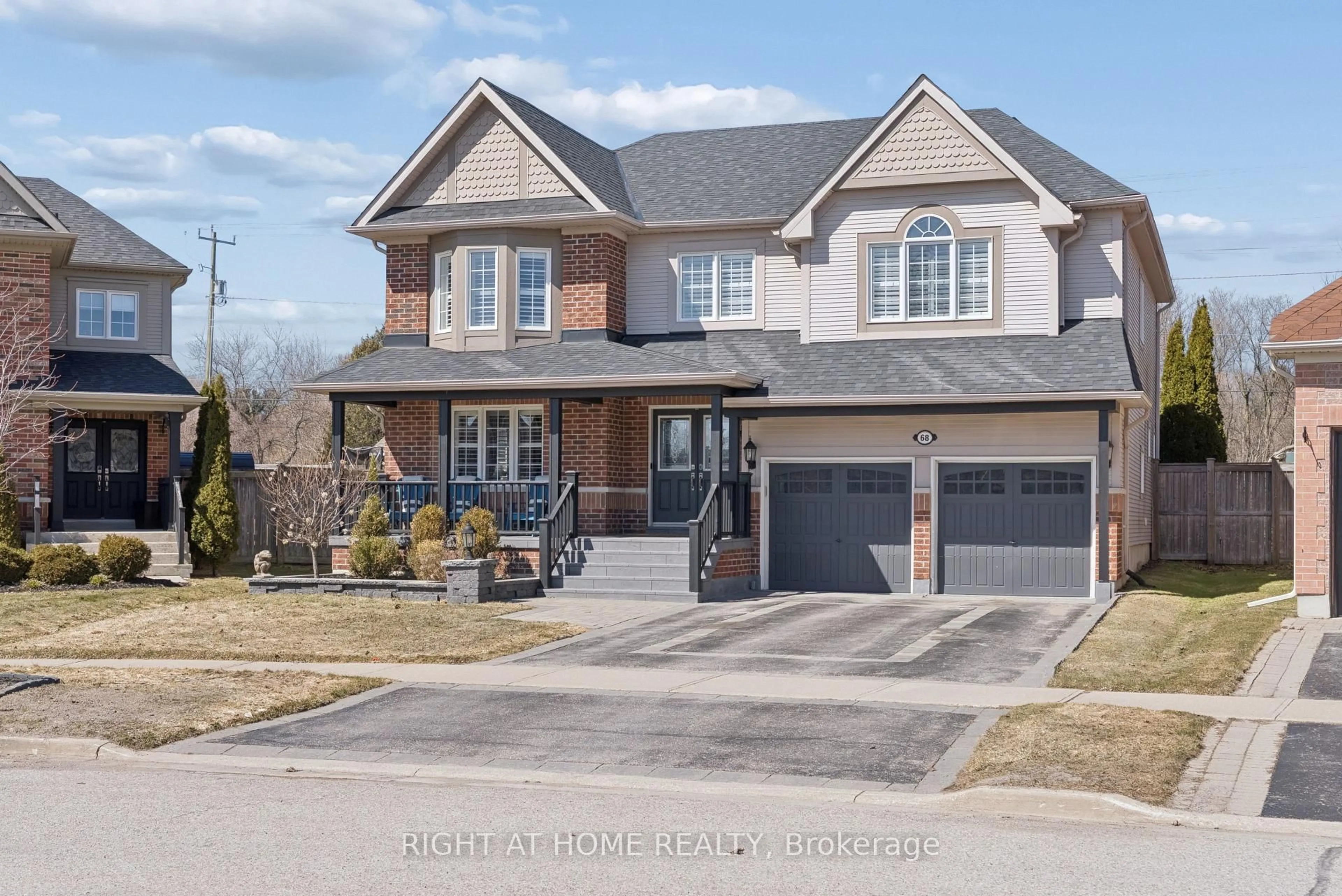 Home with brick exterior material, street for 68 Jennings Dr, Clarington Ontario L1C 0C2