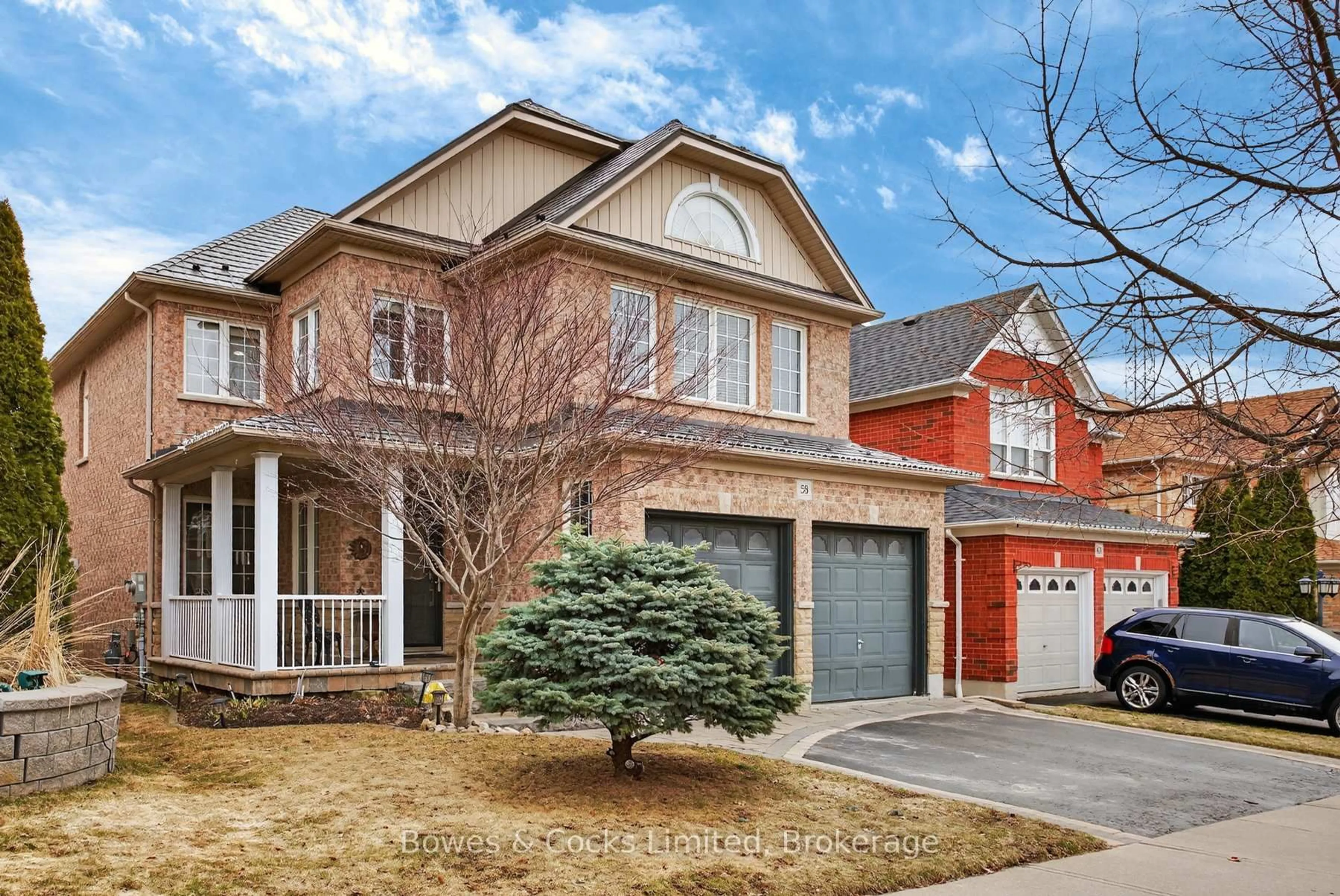 Home with brick exterior material, street for 58 Carlinds Dr, Whitby Ontario L1R 3B8