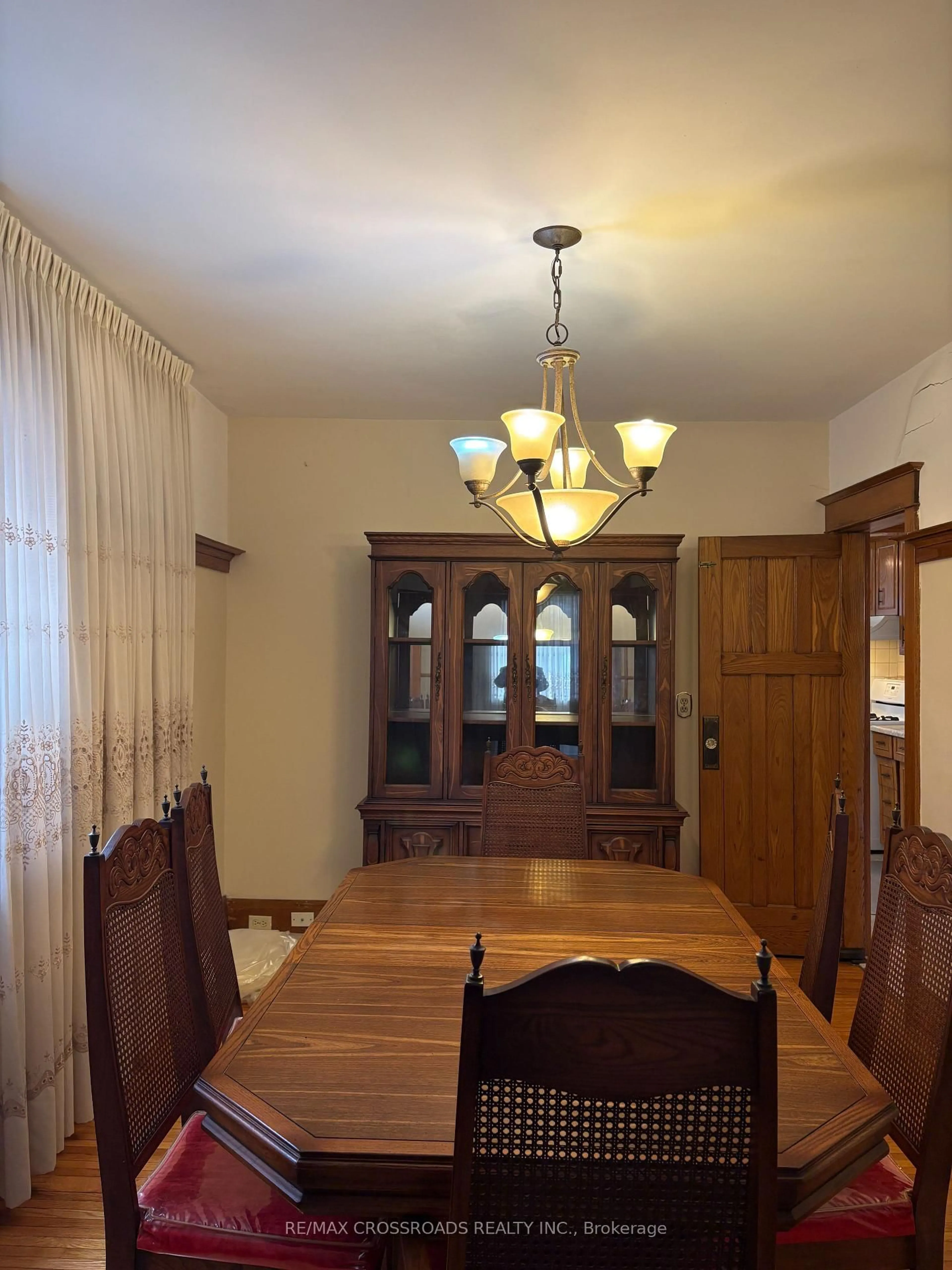 Dining room, wood/laminate floor for 167 Woodfield Rd, Toronto Ontario M4L 2W8