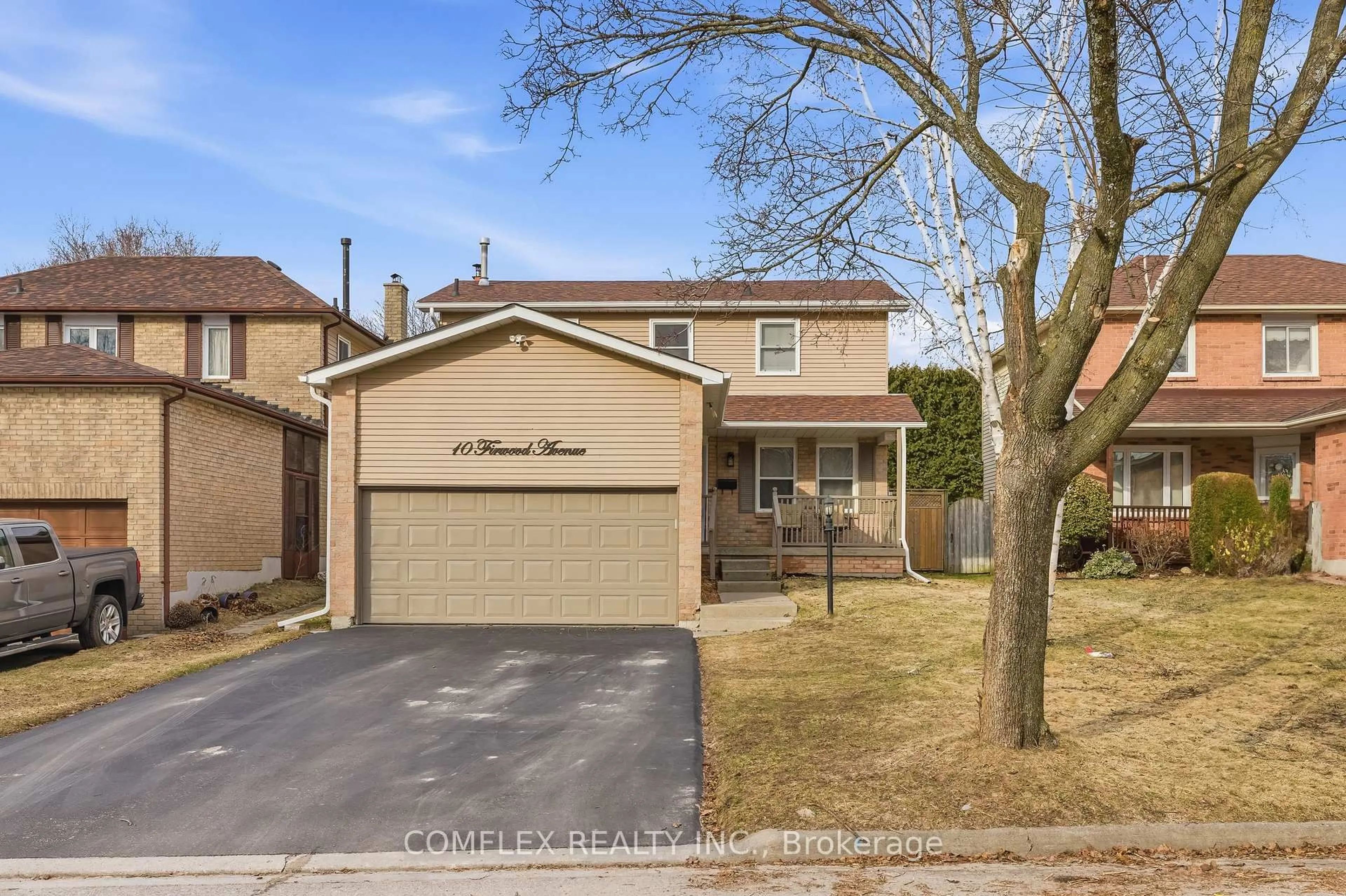 Home with brick exterior material, street for 10 Firwood Ave, Clarington Ontario L1E 1P6