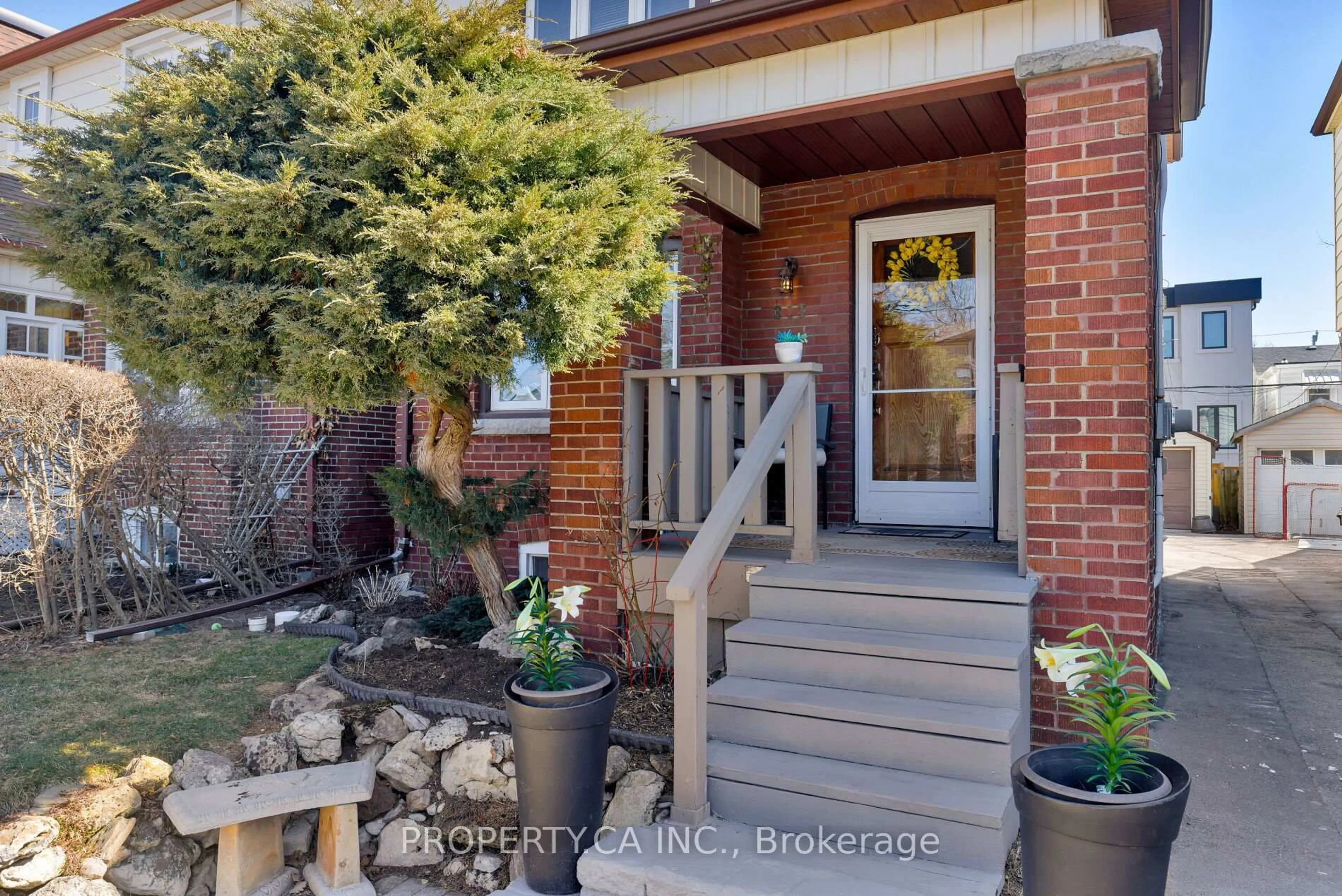 Home with brick exterior material, street for 313 Monarch Park Ave, Toronto Ontario M4J 4T2