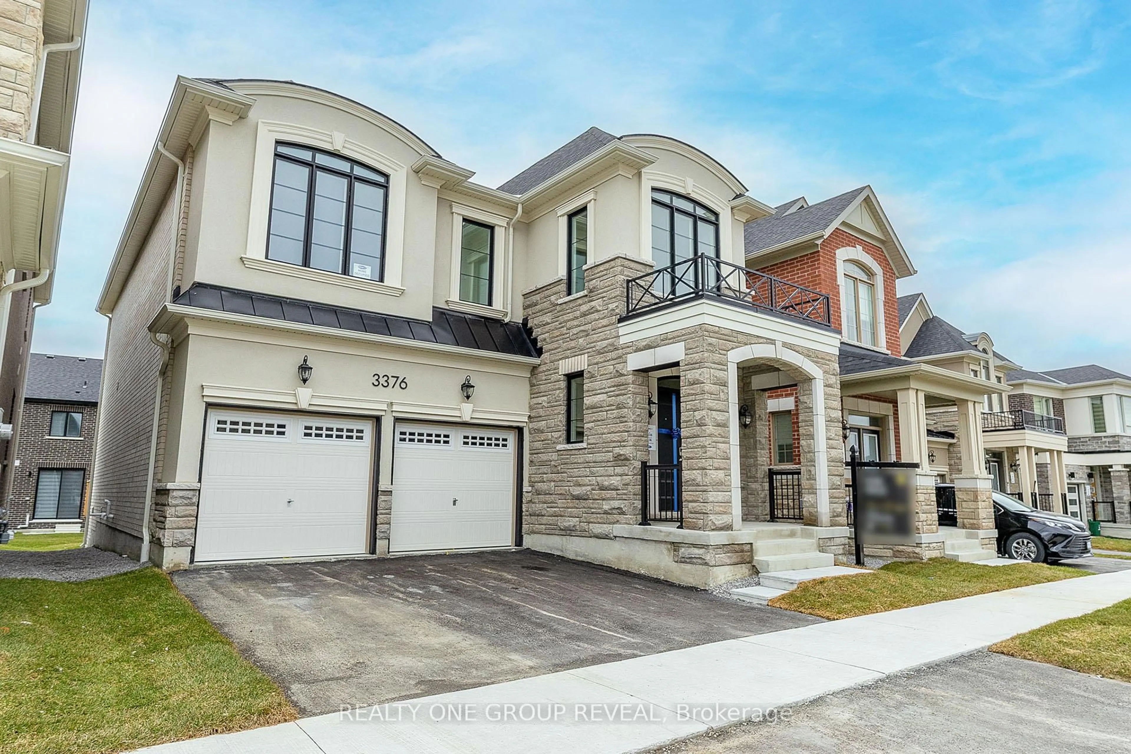 Home with brick exterior material, street for 3376 Marchington Sq, Pickering Ontario L1X 0T1