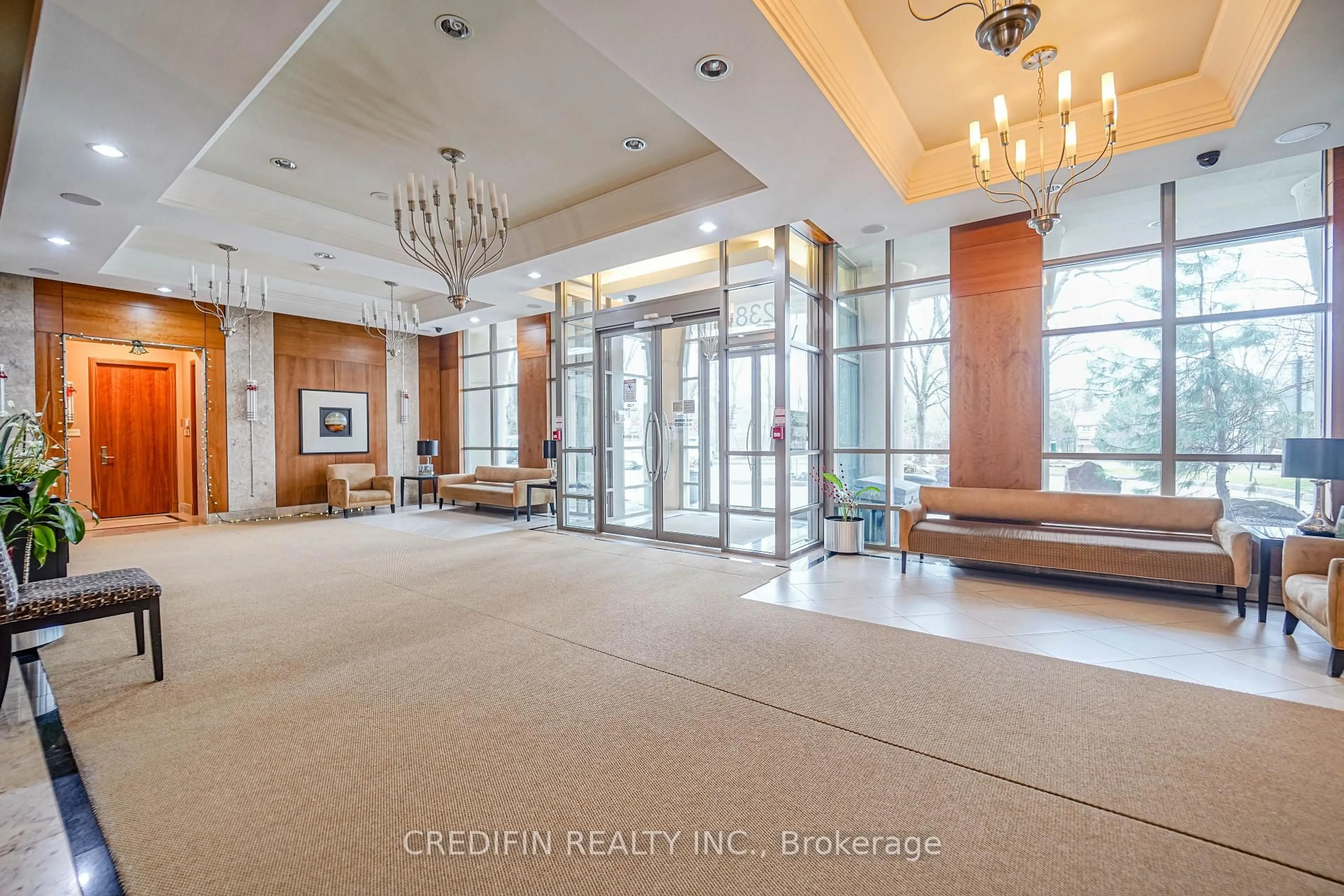 Indoor foyer for 238 Bonis Ave #1118, Toronto Ontario M1T 3W7