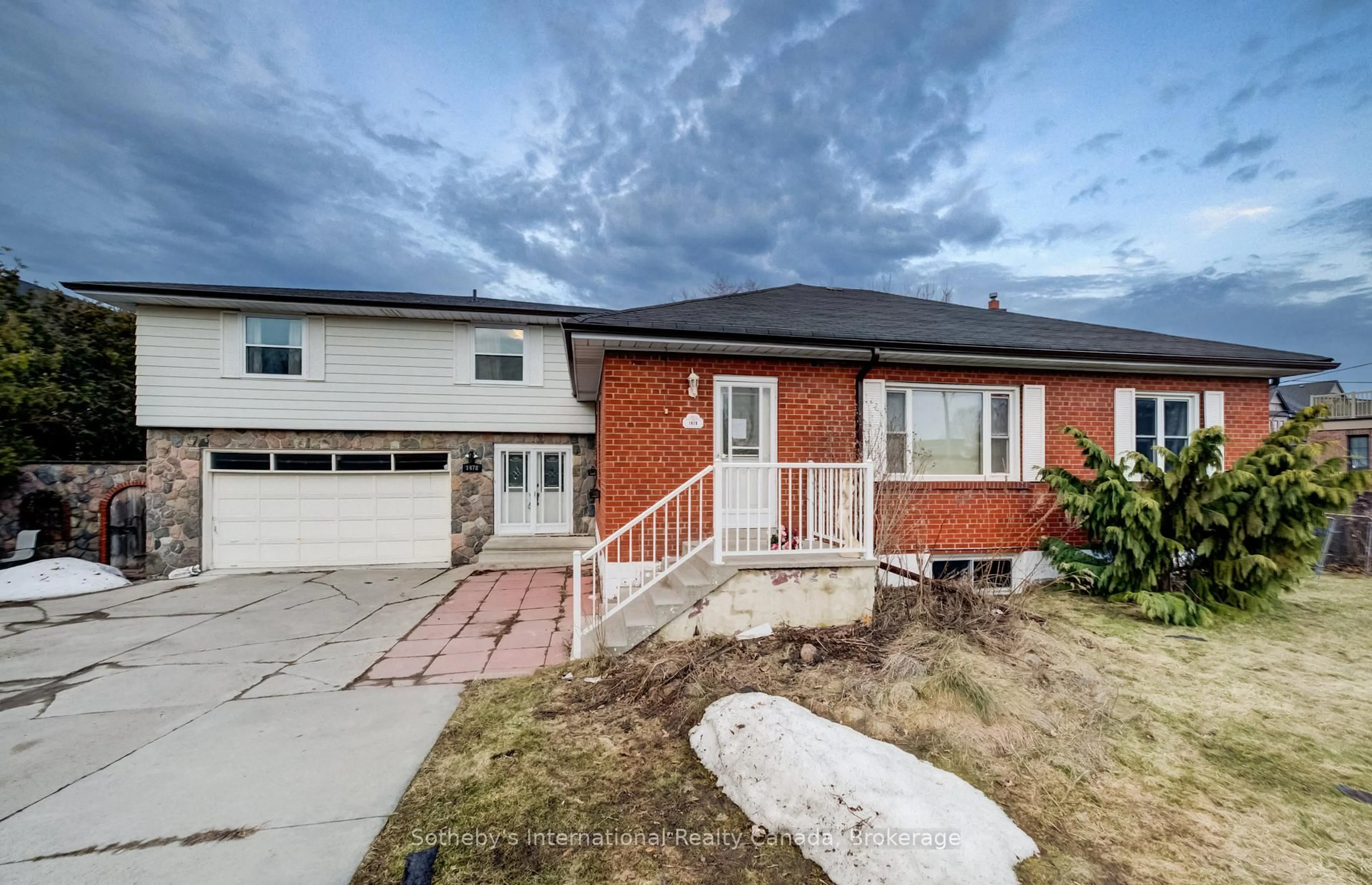 Home with brick exterior material, street for 1478 Altona Rd, Pickering Ontario L1V 1M3