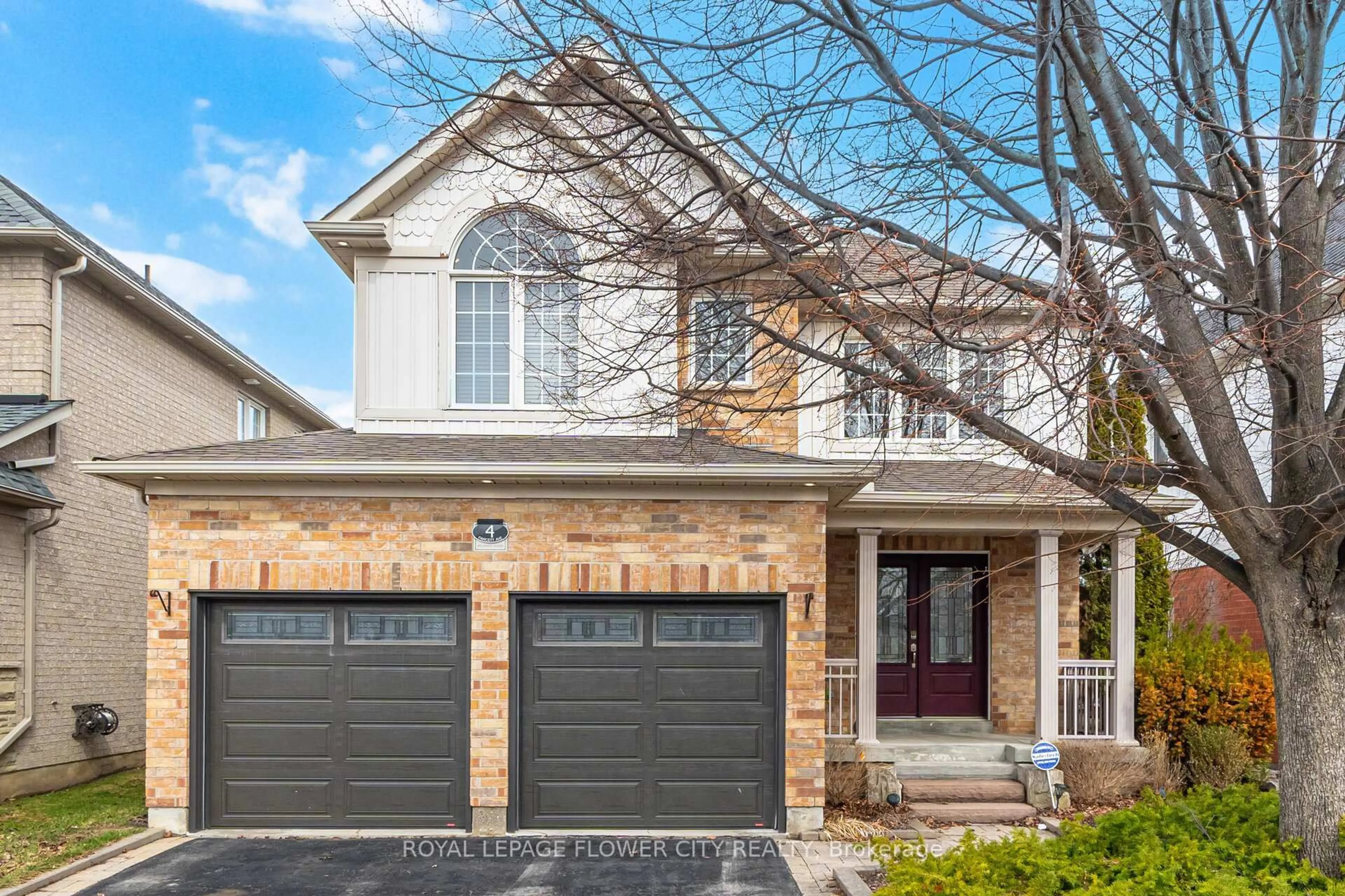 Home with brick exterior material, street for 4 Fawcett Ave, Whitby Ontario L1R 3A1