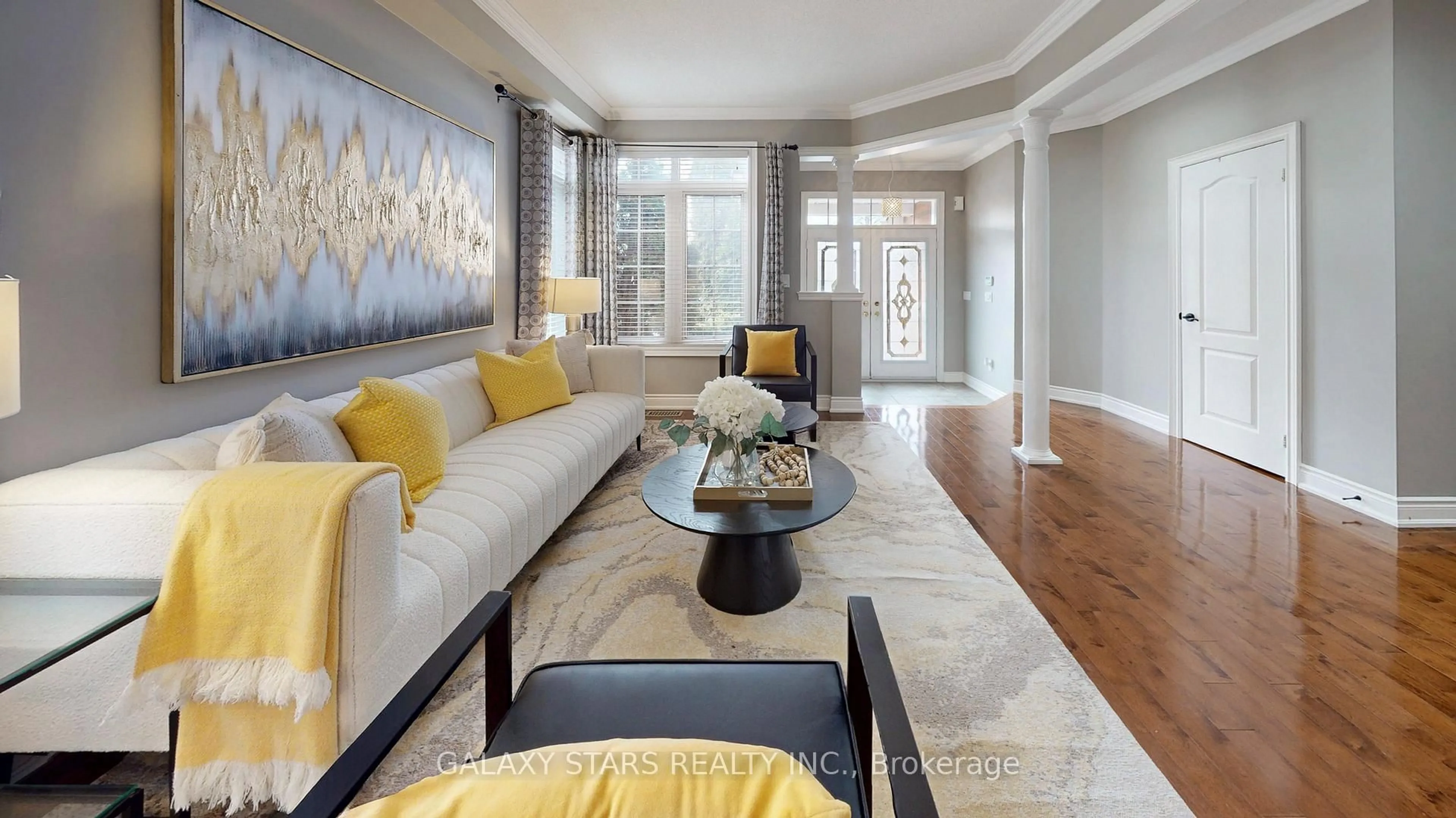 Living room with furniture, unknown for 1071 Copperfield Dr, Oshawa Ontario L1K 3C4