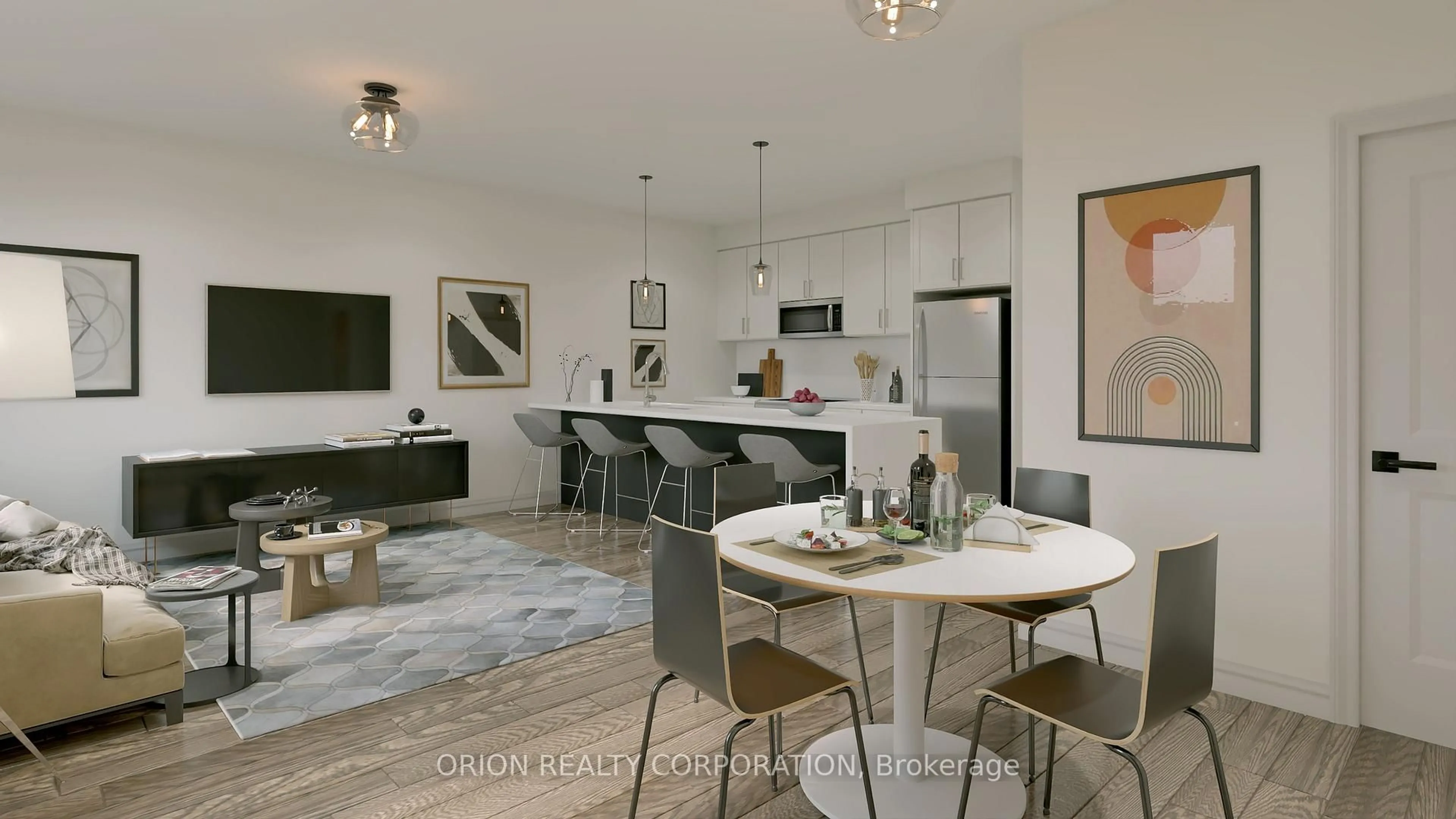 Open concept kitchen, unknown for 521 Rossland Rd #901, Ajax Ontario L1Z 0K8