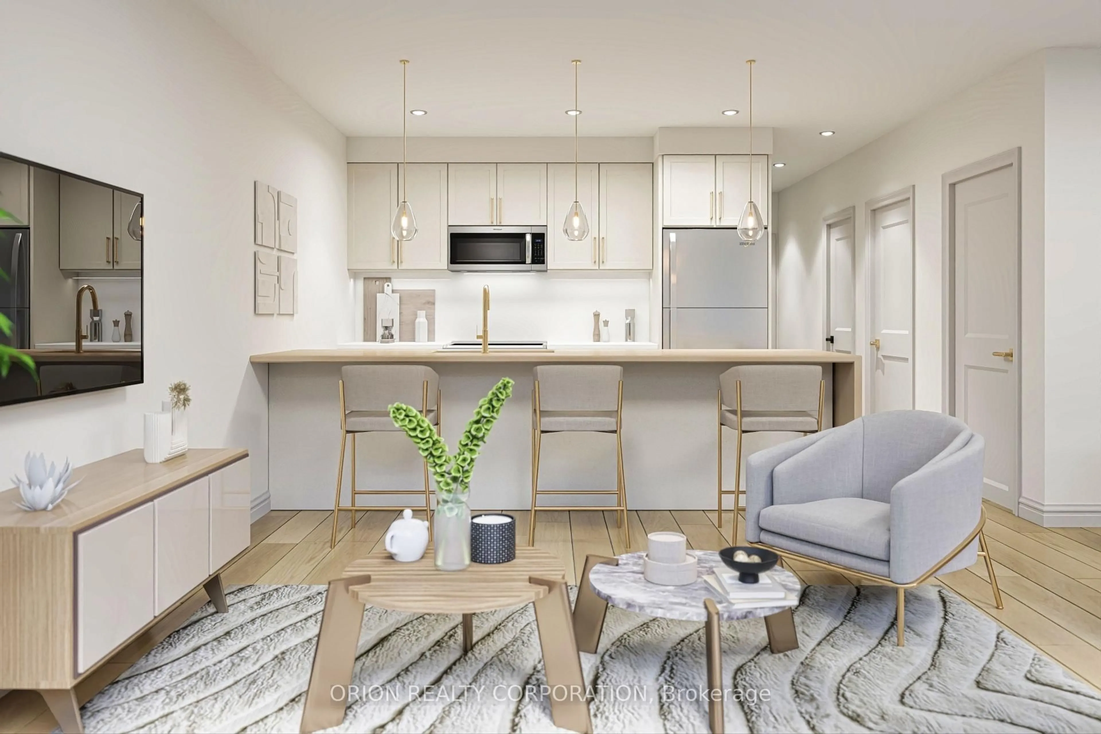 Open concept kitchen, unknown for 521 Rossland Rd #901, Ajax Ontario L1Z 0K8