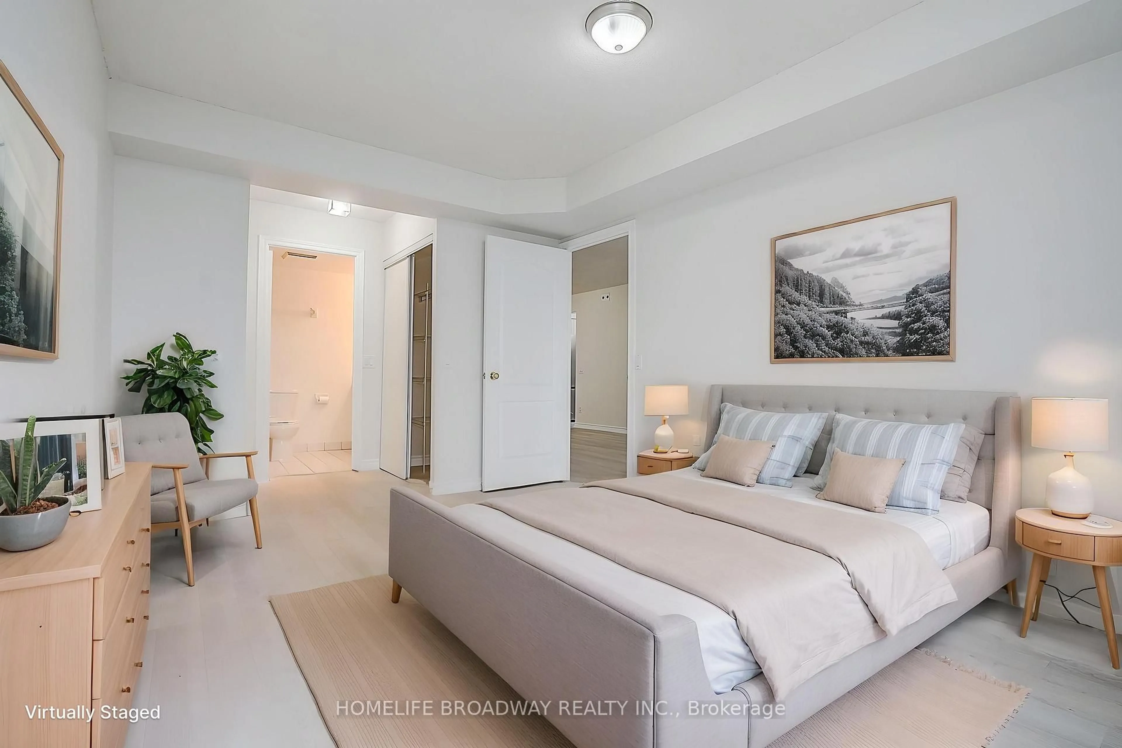 Bedroom with bed, unknown for 115 Omni Dr #2108, Toronto Ontario M1P 5B4