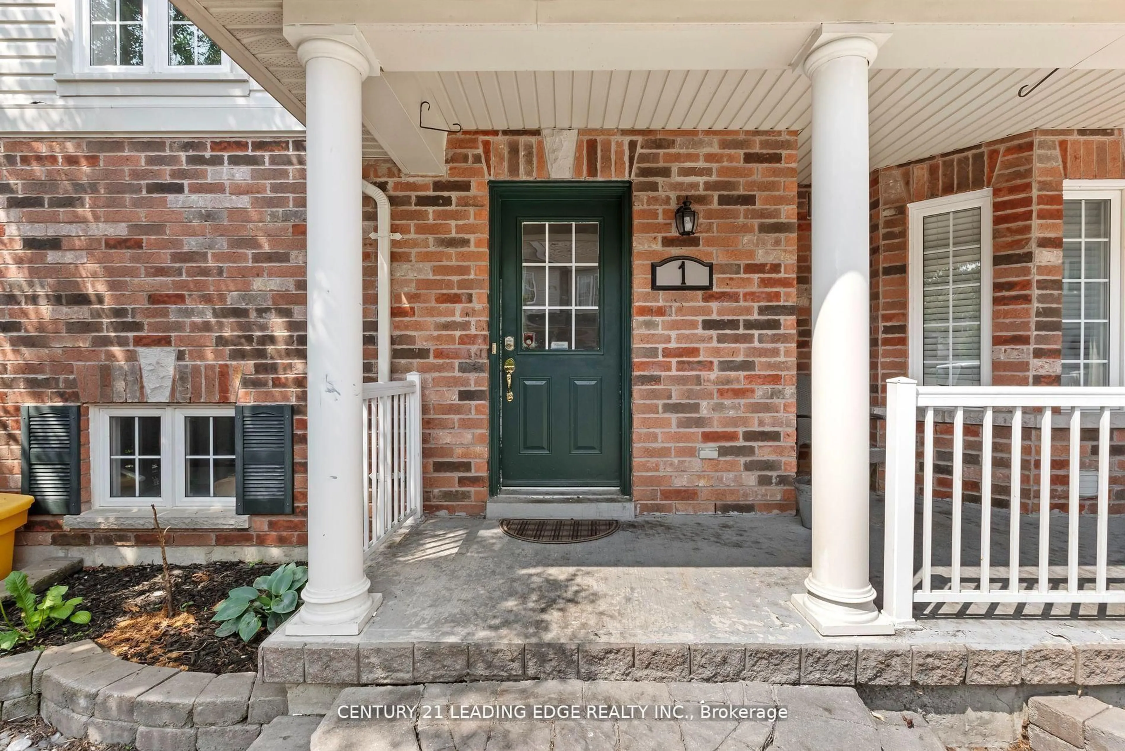 Home with brick exterior material, street for 1 Delight Way, Whitby Ontario L1M 0G1