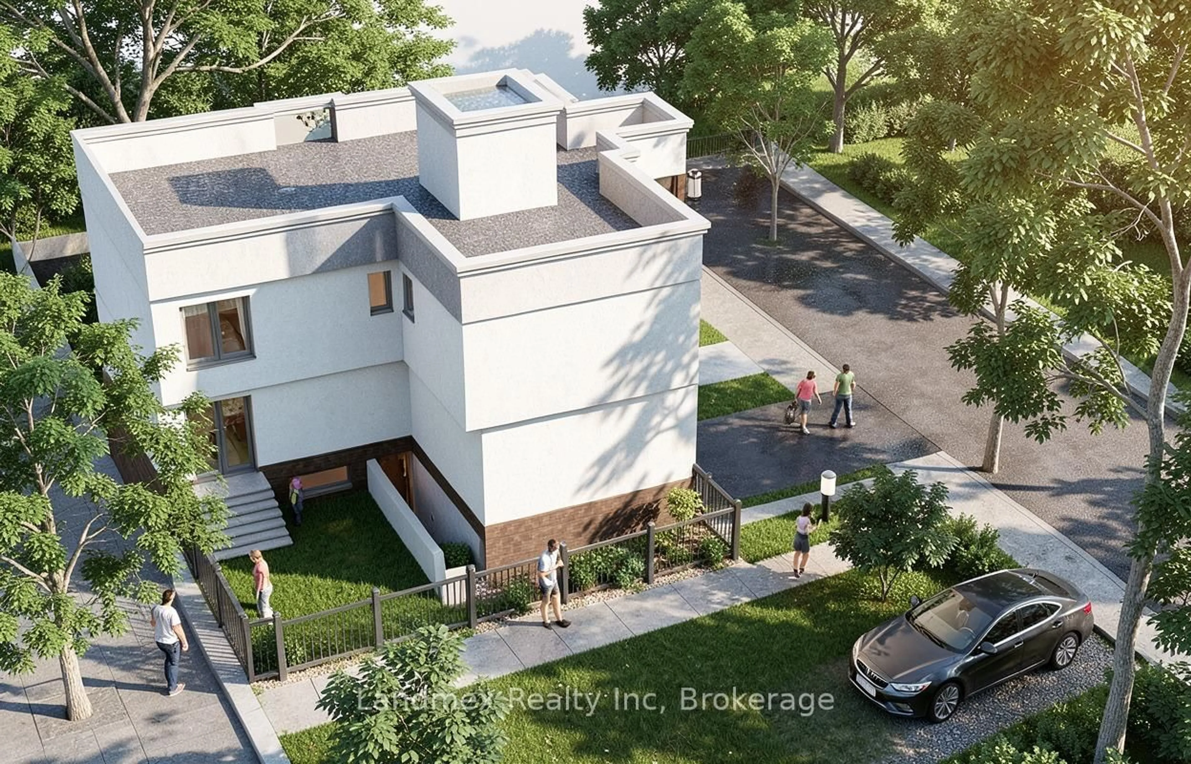 A pic from outside/outdoor area/front of a property/back of a property/a pic from drone, building for 0 Duke (Lot #1) St, Clarington Ontario L1C 2V4