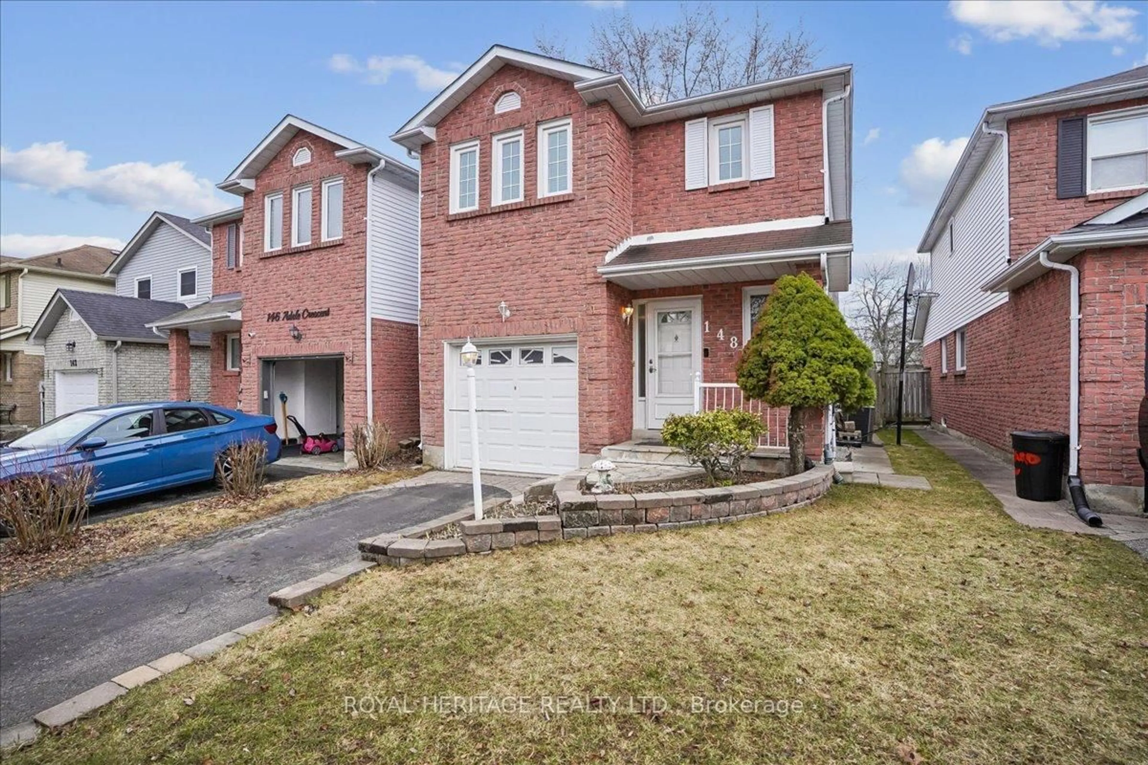 Home with brick exterior material, street for 148 Adele Cres, Oshawa Ontario L1J 7X6