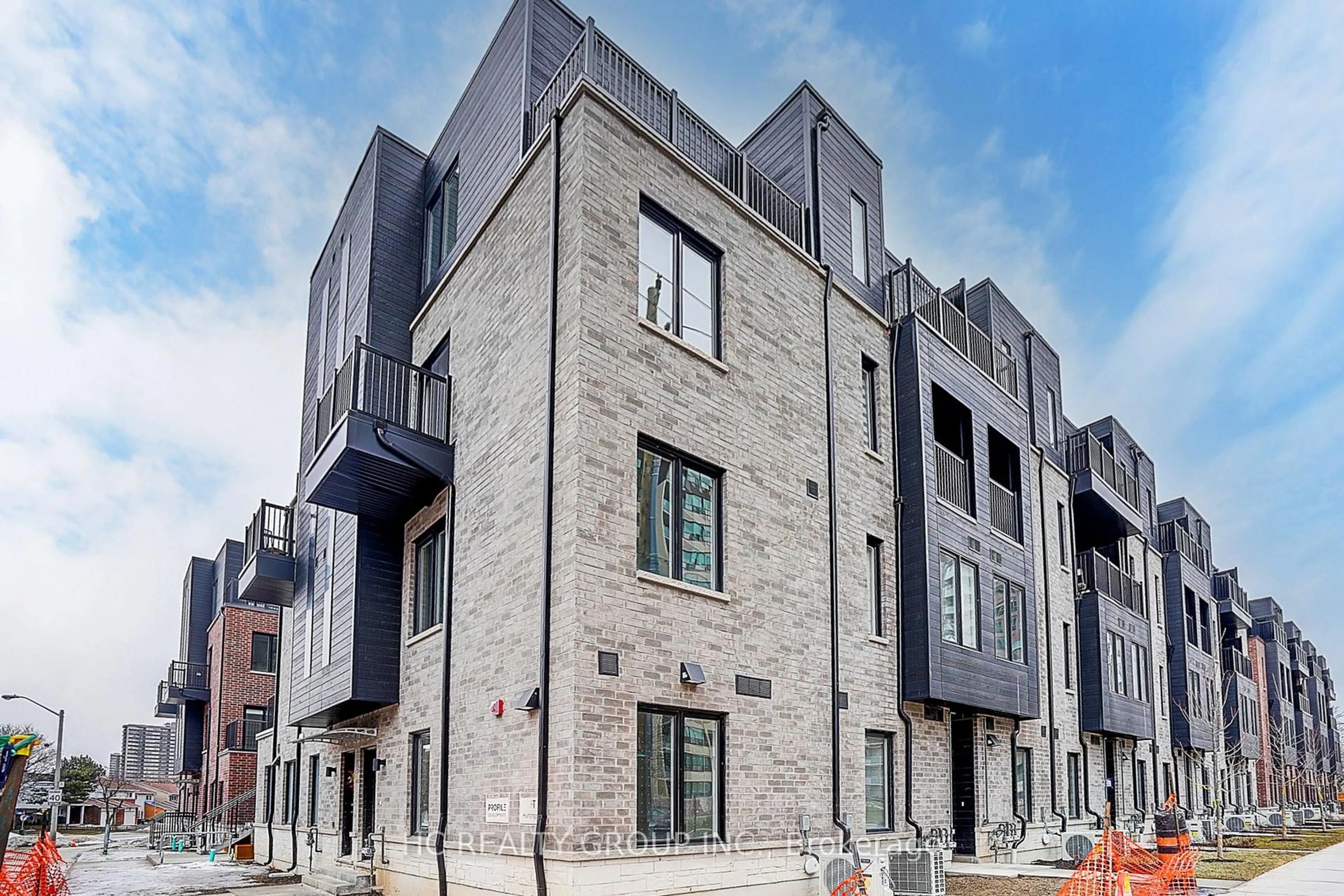 Home with brick exterior material, building for 23 Calamint Lane, Toronto Ontario M1W 2H1