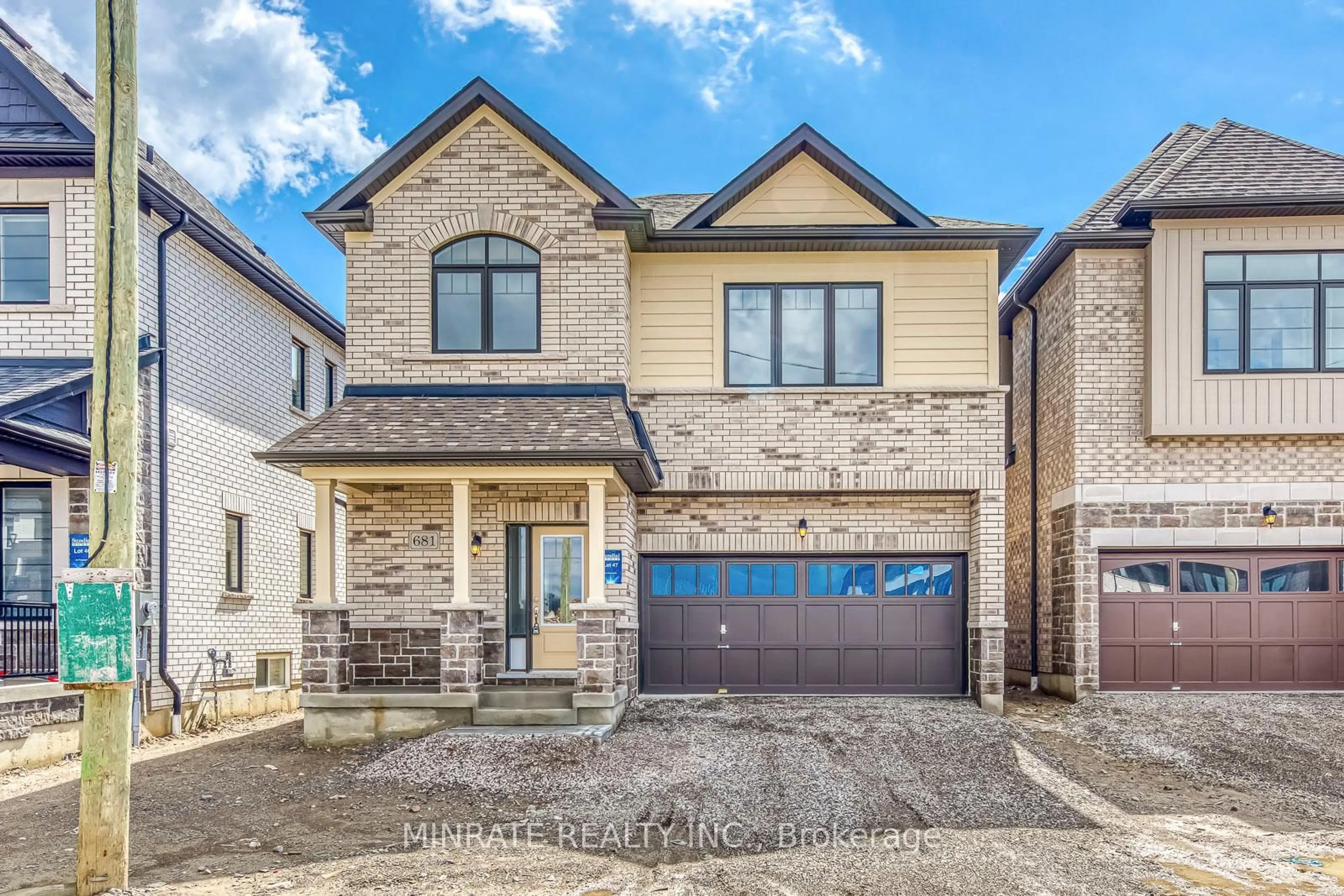 Home with brick exterior material, street for 681 Catalina Manr, Pickering Ontario L1X 0V1