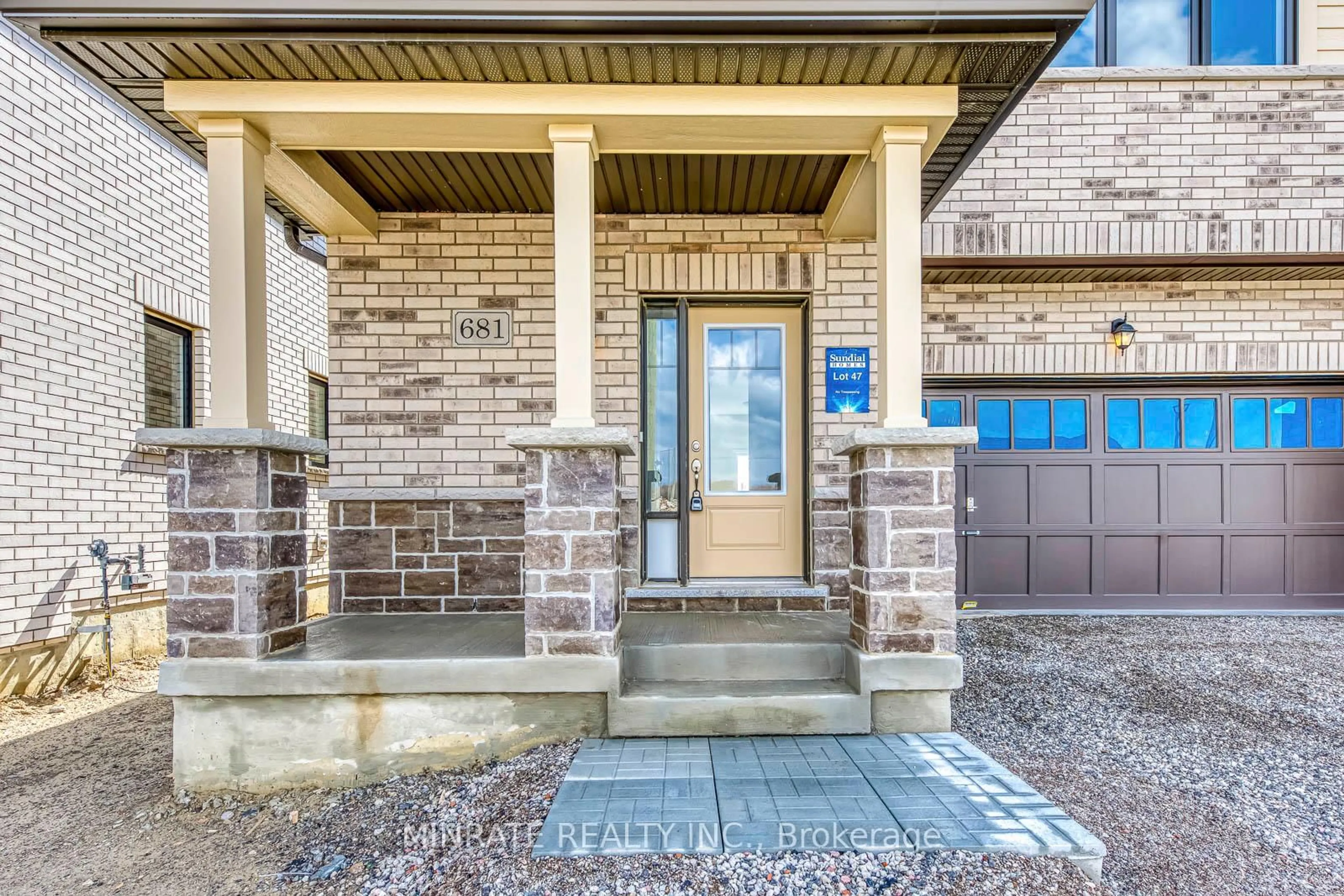 Home with brick exterior material, street for 681 Catalina Manr, Pickering Ontario L1X 0V1