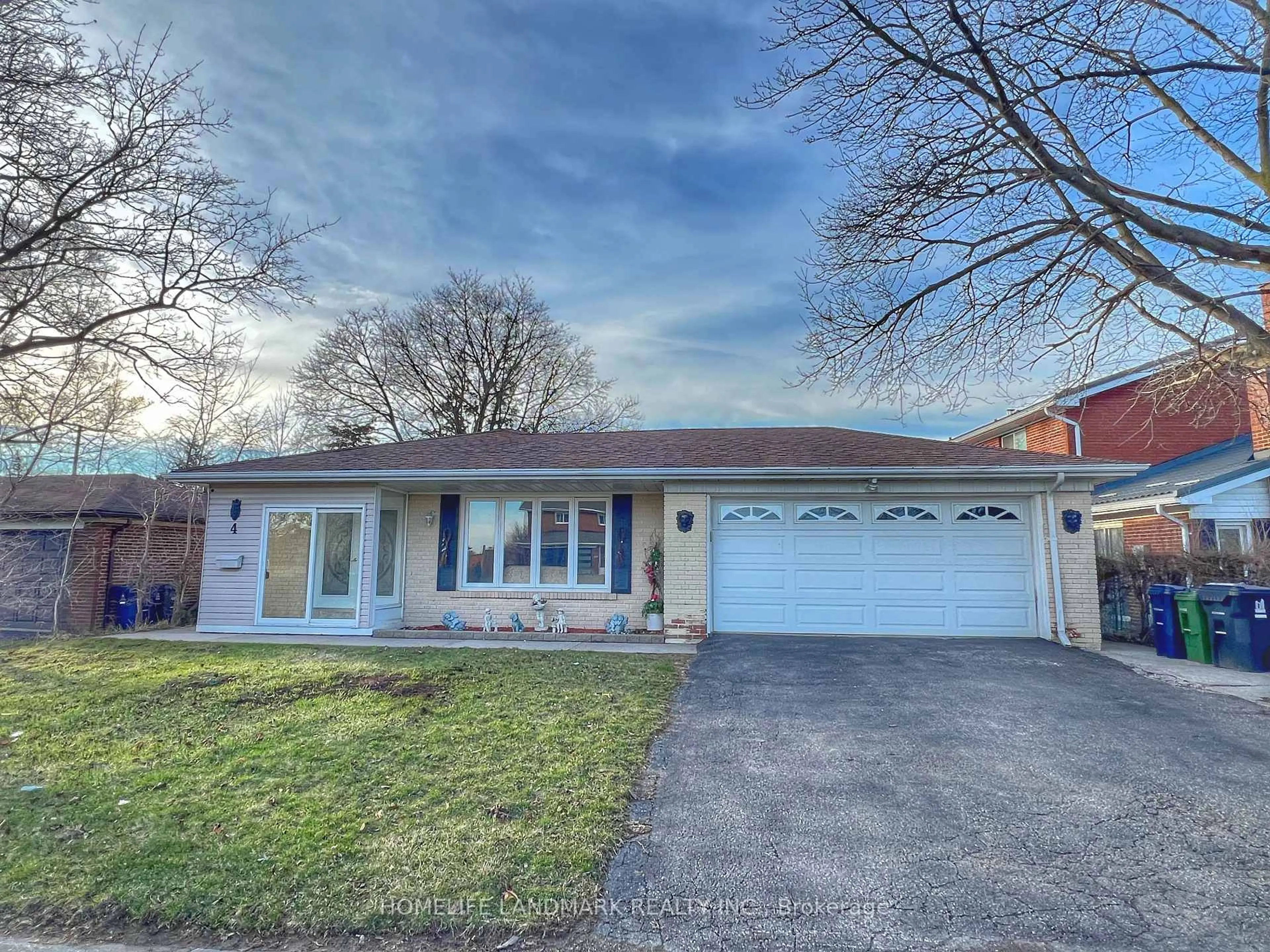 Home with brick exterior material, street for 4 Ferncrest Gate, Toronto Ontario M1W 1C2