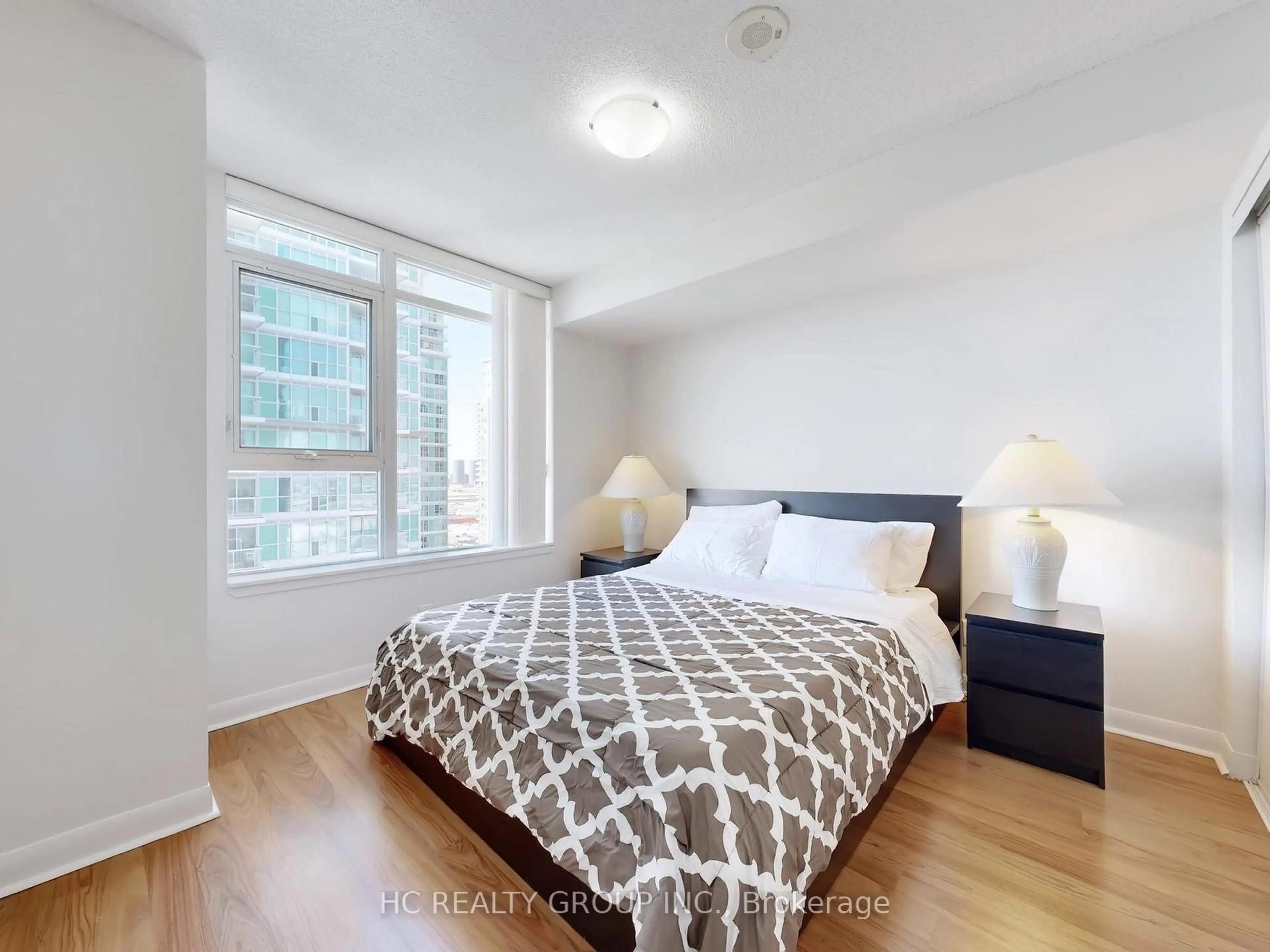 Bedroom with bed, unknown for 25 Town Centre Crt #2509, Toronto Ontario M1P 0B4