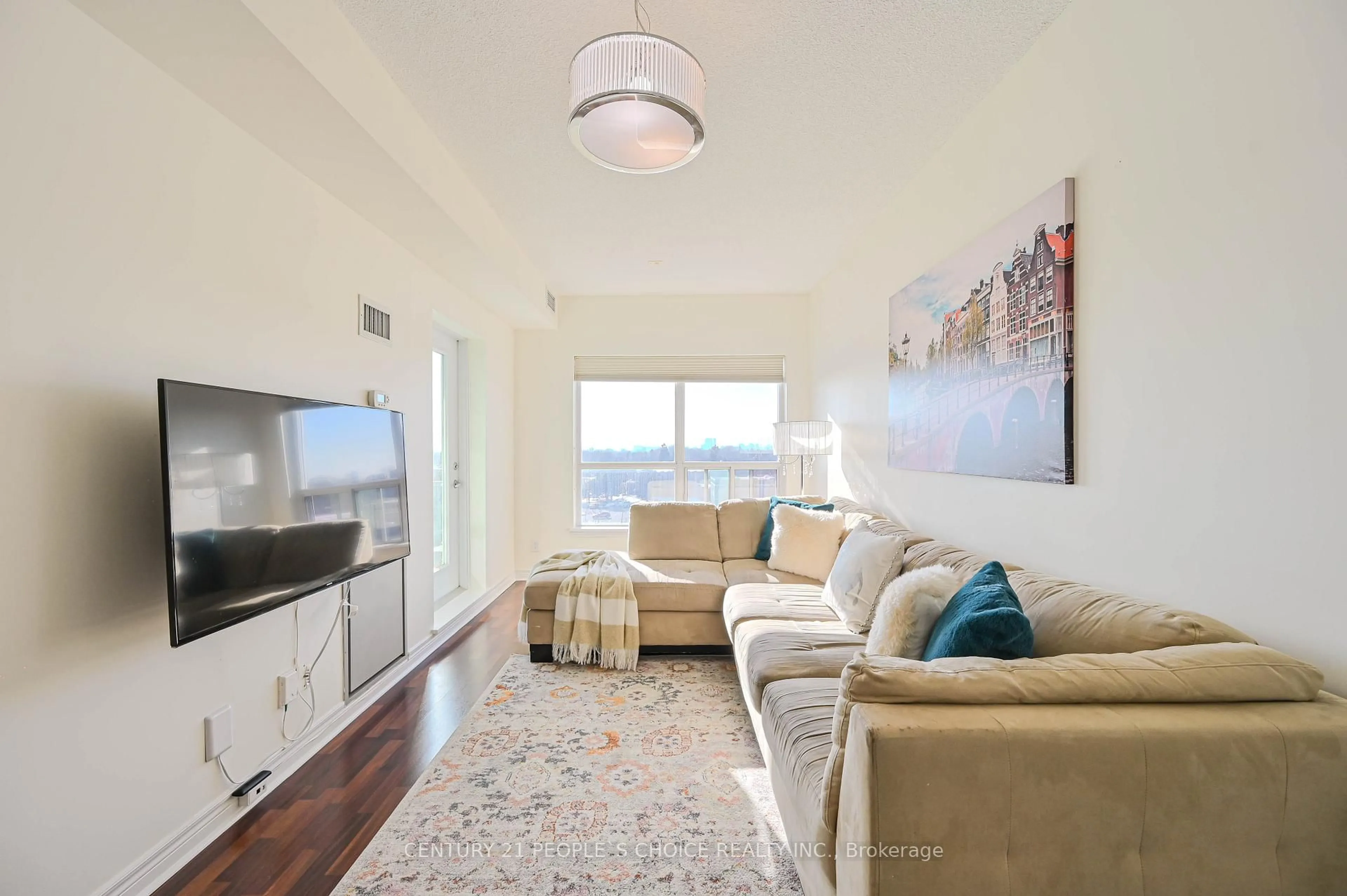 Living room with furniture, unknown for 60 Fairfax Cres #617, Toronto Ontario M1L 1Z8