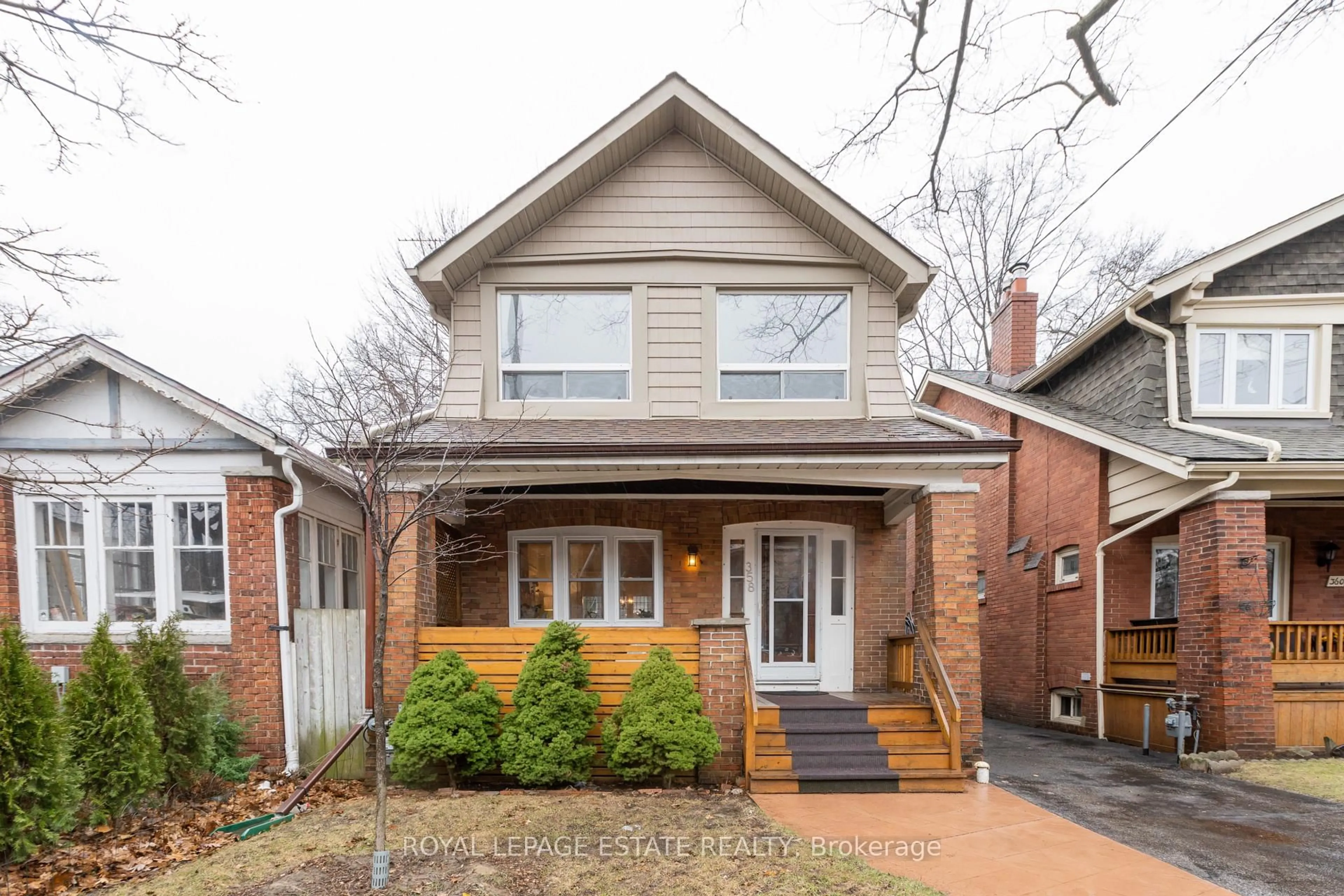 Home with brick exterior material, street for 358 Victoria Park Ave, Toronto Ontario M4E 3S8