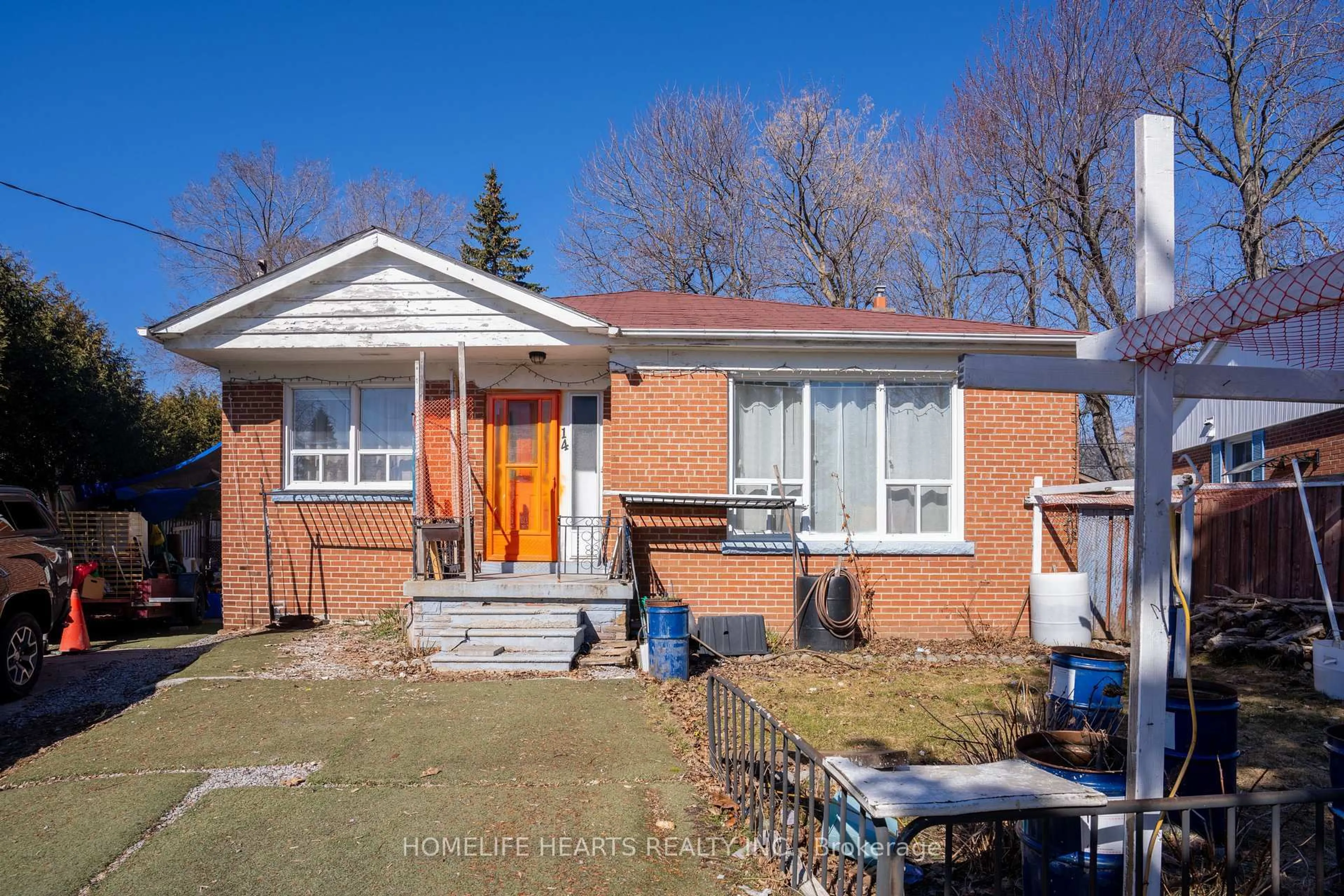 Home with brick exterior material, street for 14 Mackinac Cres, Toronto Ontario M1J 1P9