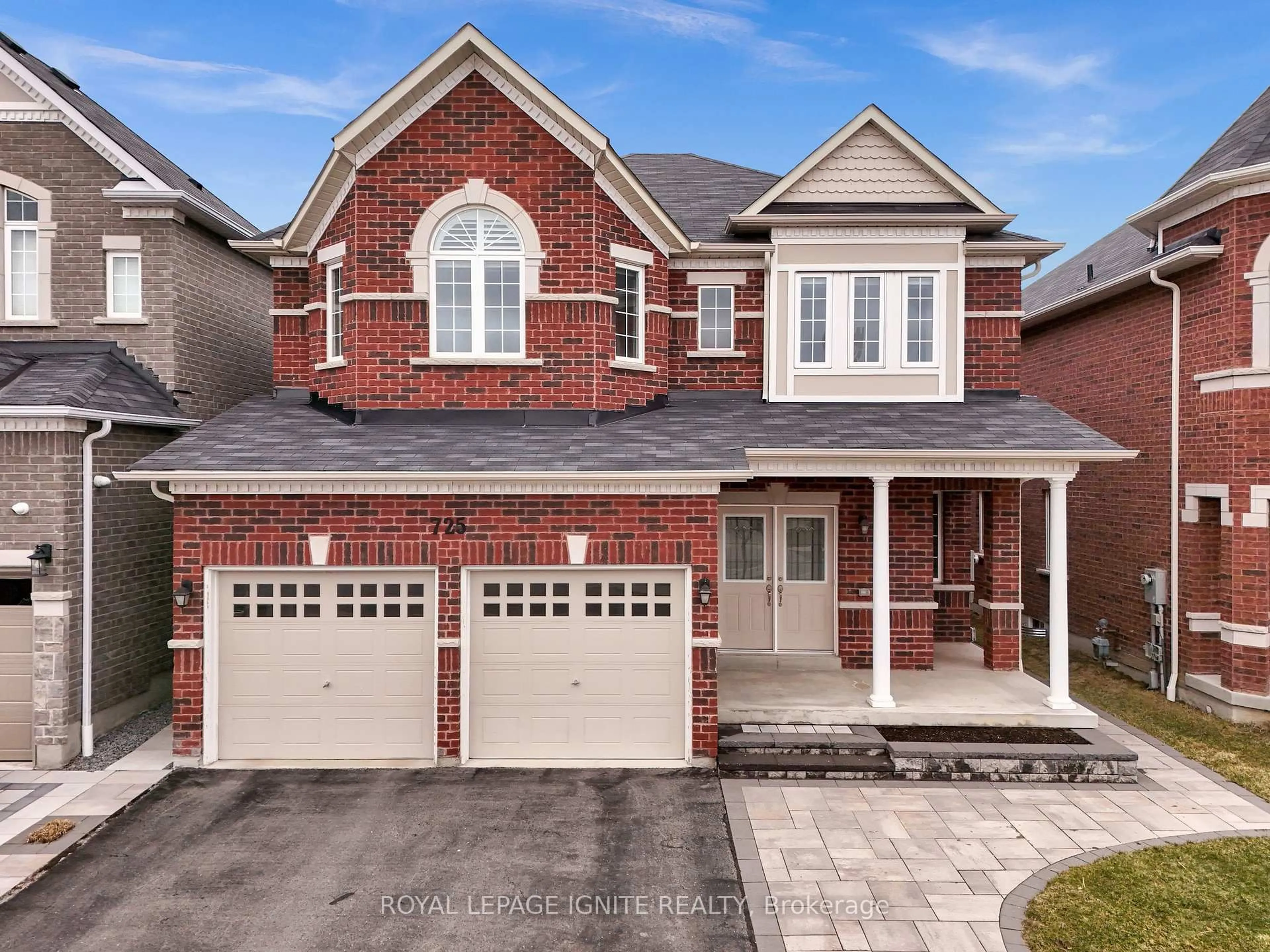 Home with brick exterior material, street for 725 Audley Rd, Ajax Ontario L1Z 0T7