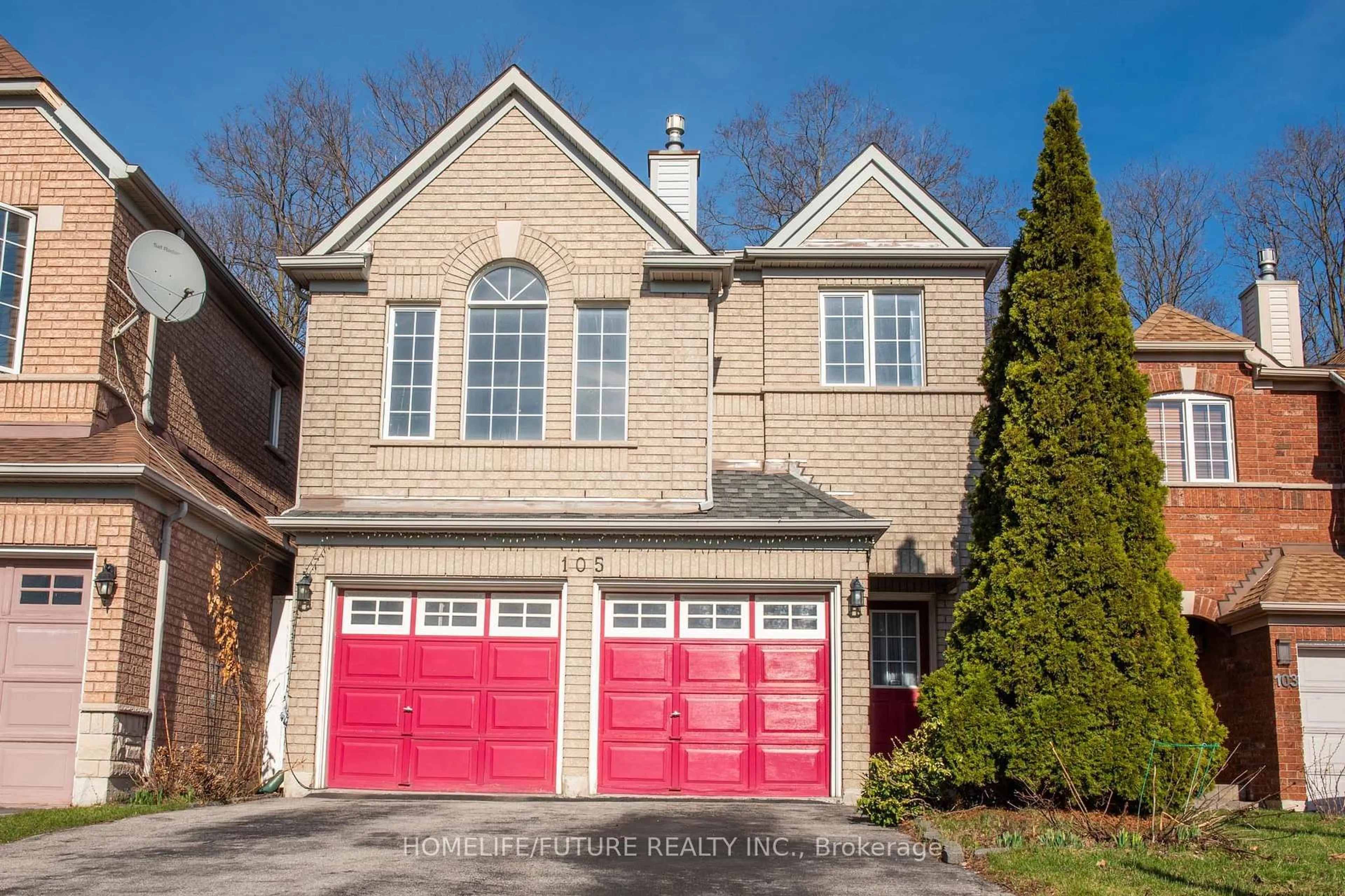 Home with brick exterior material, street for 105 Moreau Tr, Toronto Ontario M1L 4T9