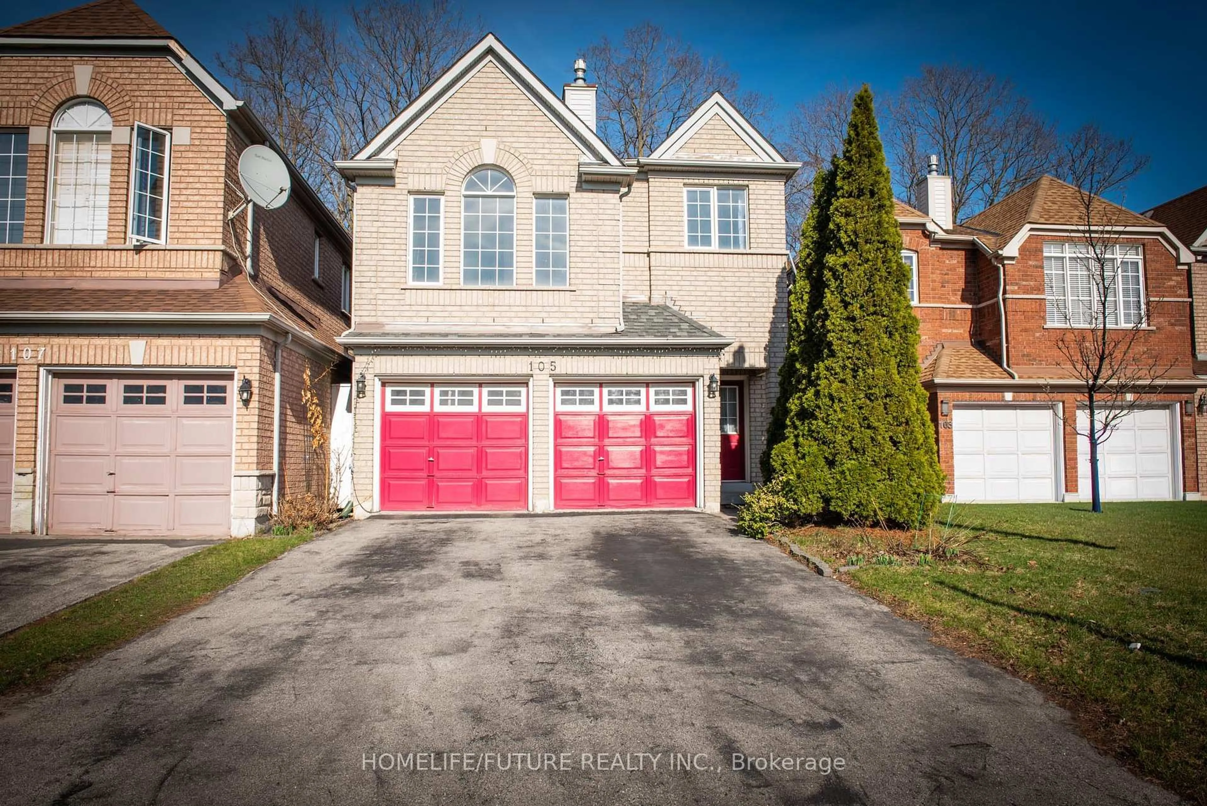 Home with brick exterior material, street for 105 Moreau Tr, Toronto Ontario M1L 4T9